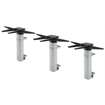 Electric Desk Frame | Width 270 cm | Silver