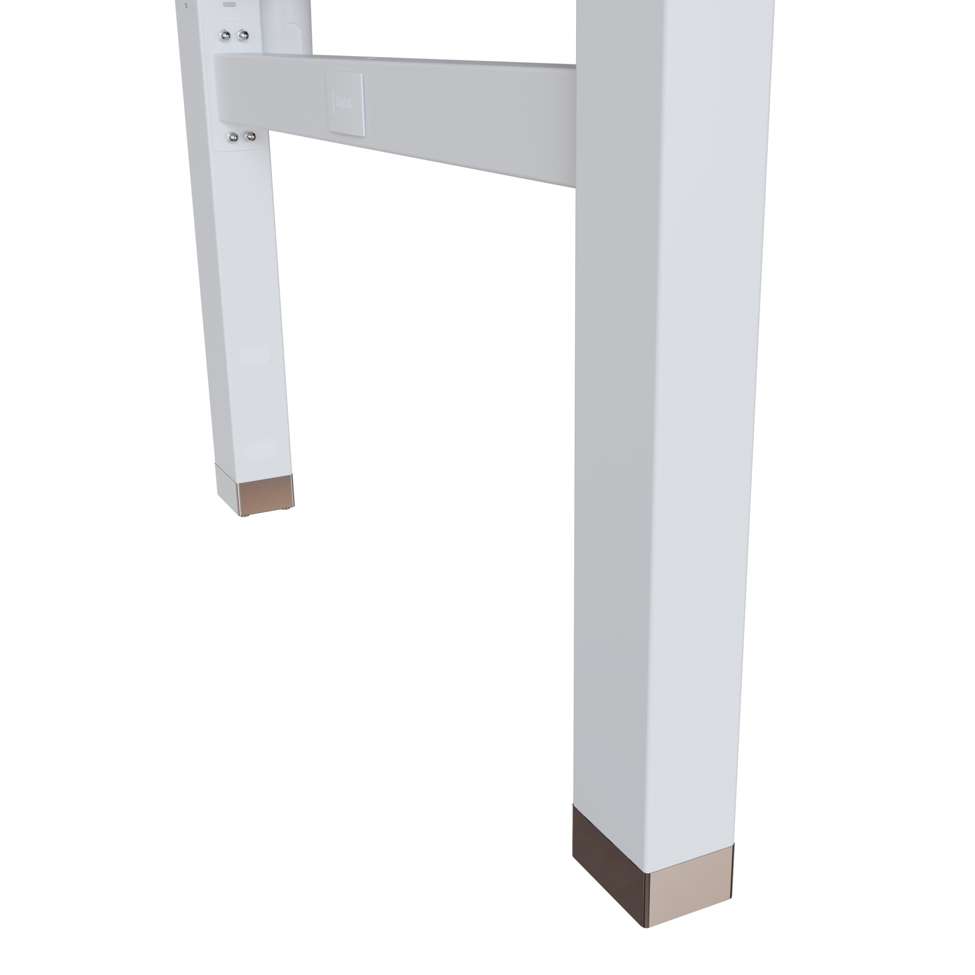 Electric Adjustable Desk | 150x80 cm | White with white frame