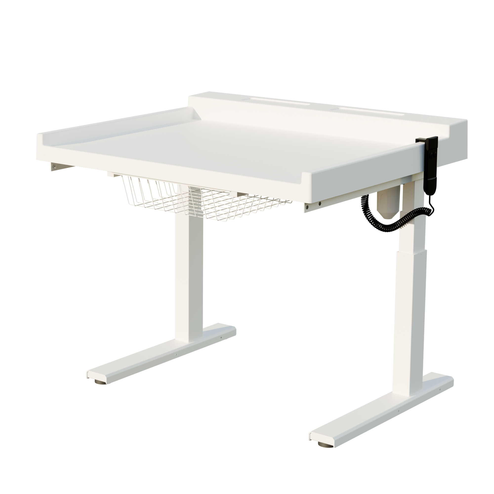 Ergonomic free-standing baby change table