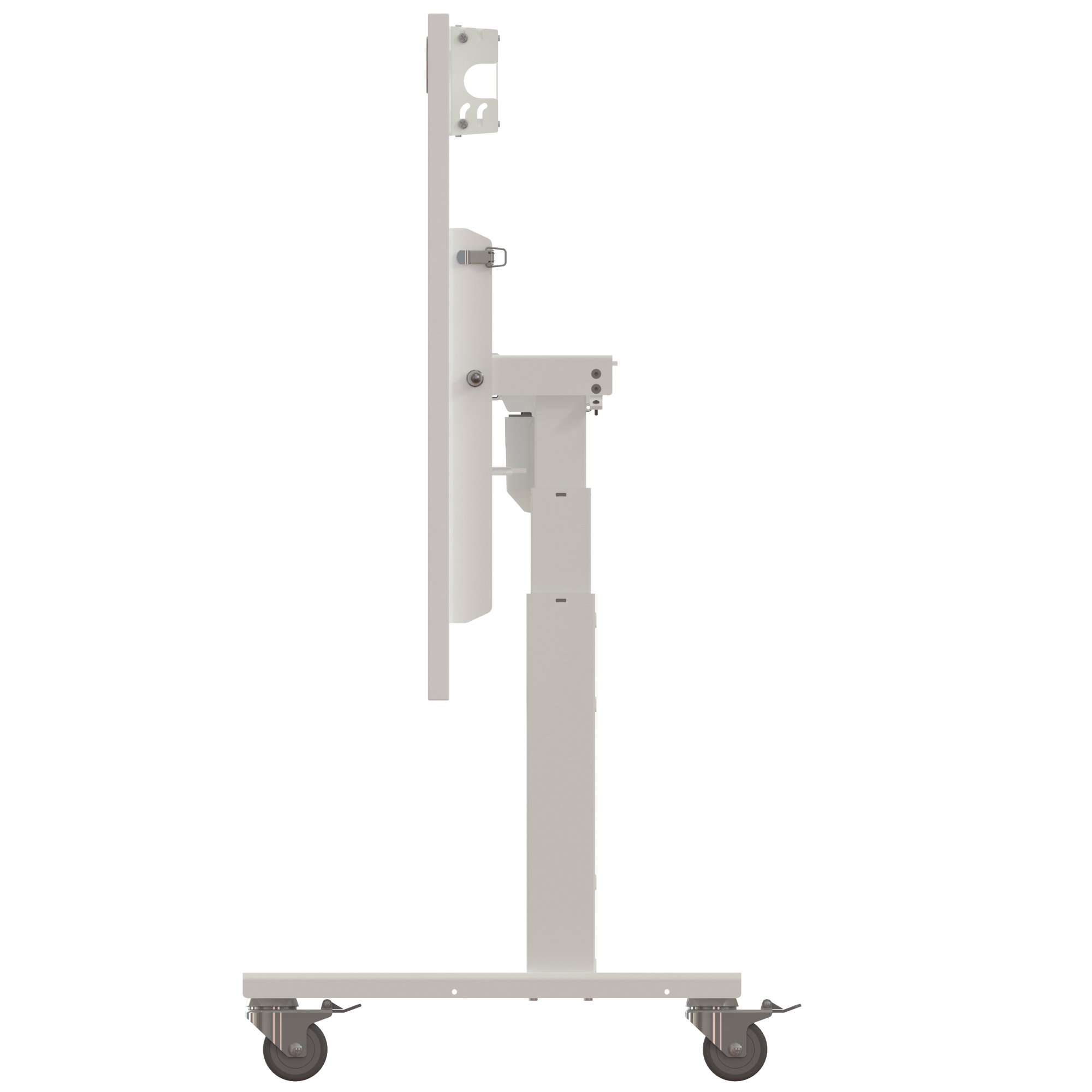 Sit Stand Desk | 180x80 cm | White with white frame
