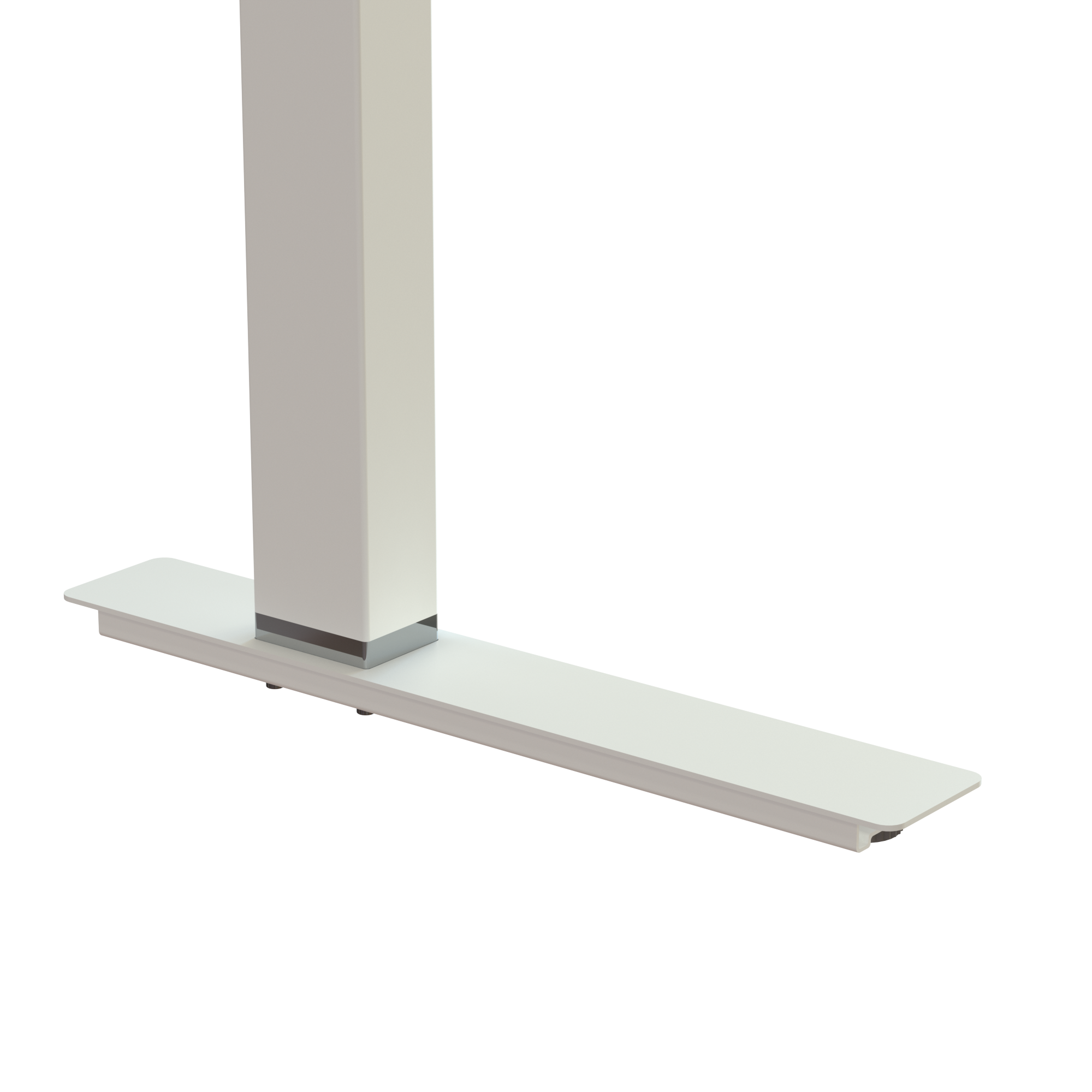 Sit Stand Desk | 150x60 cm | White with white frame