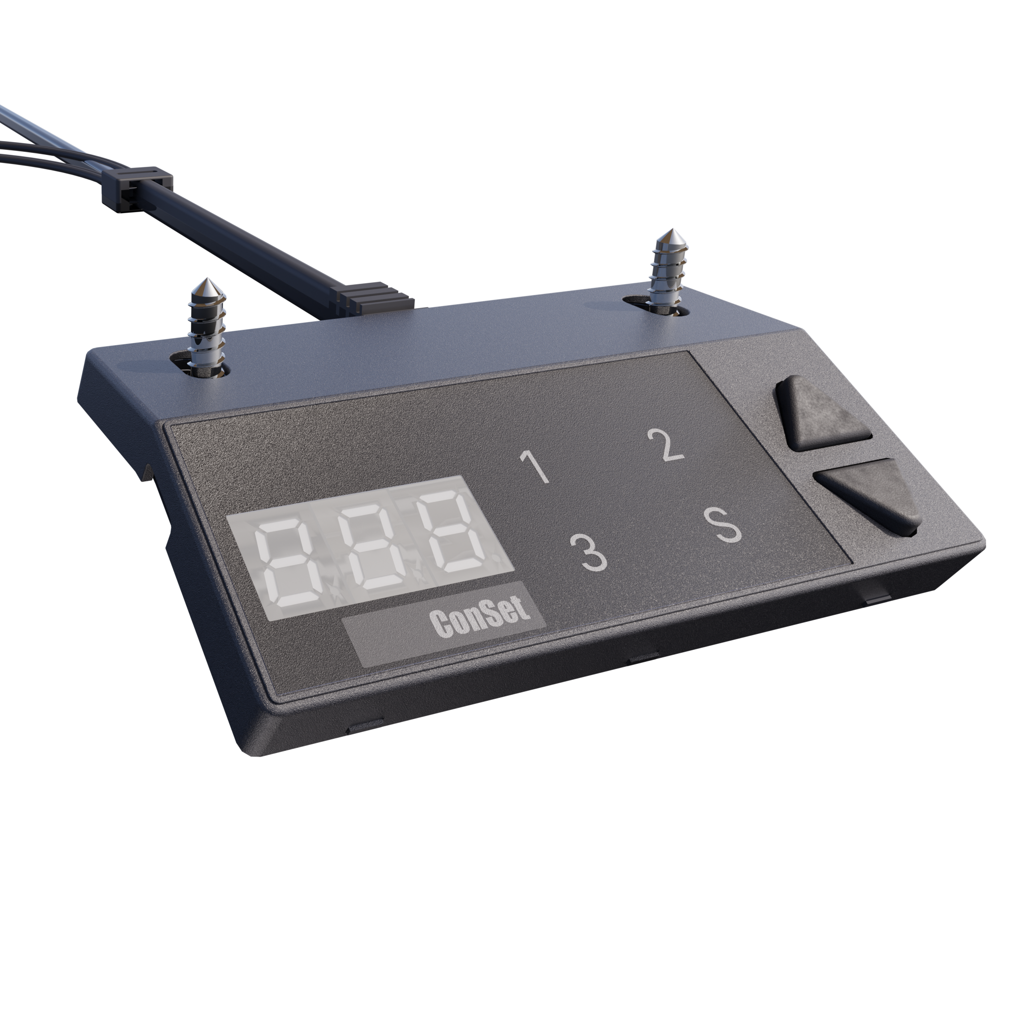 Electric Adjustable Desk | 180x80 cm | White with black frame