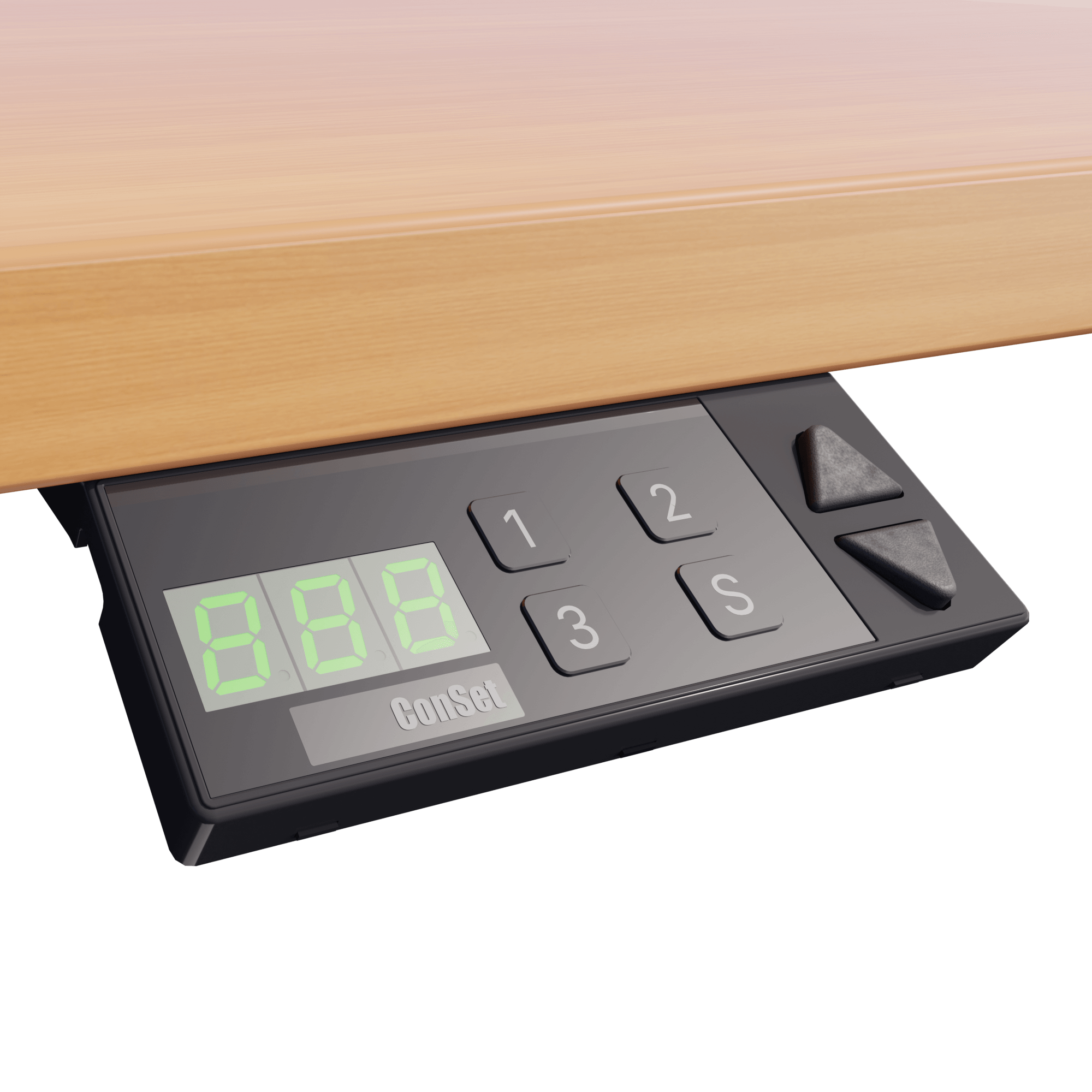 Electric Adjustable Desk | 180x80 cm | Beech with white frame