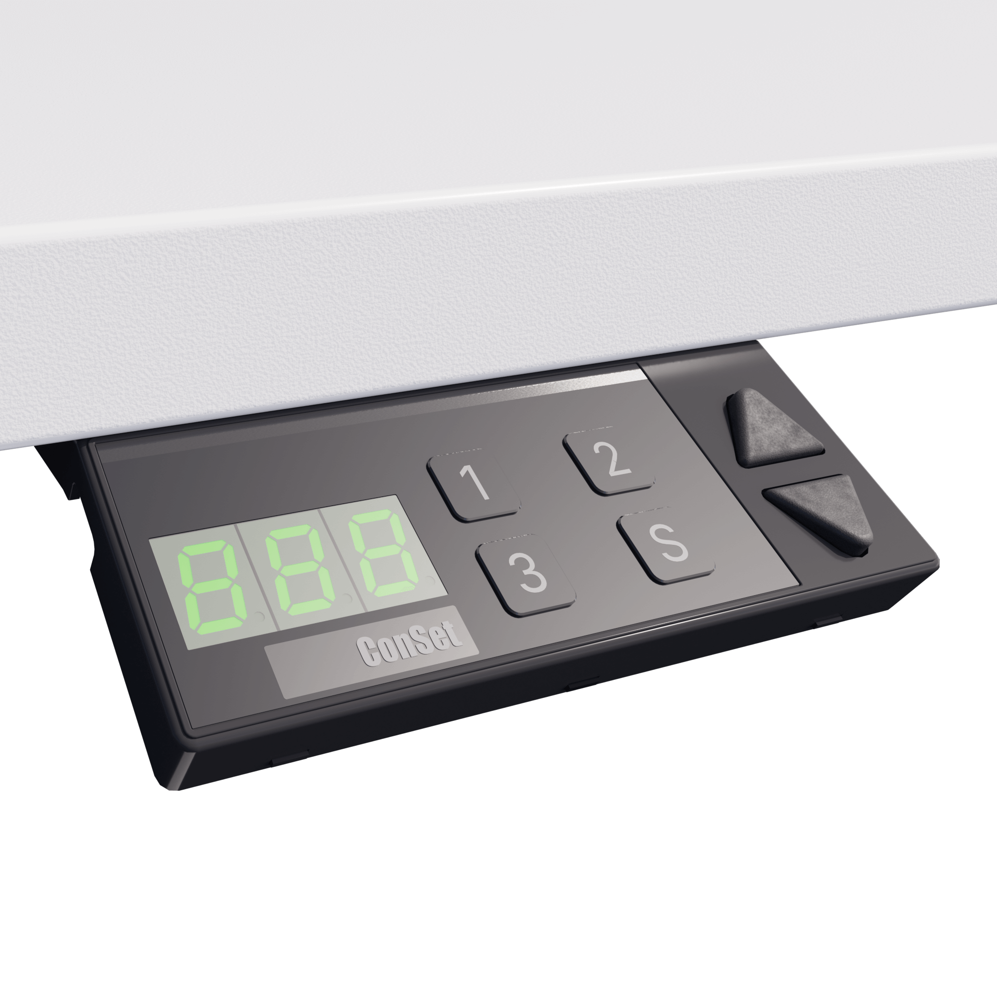 Electric Adjustable Desk | 150x80 cm | White with white frame