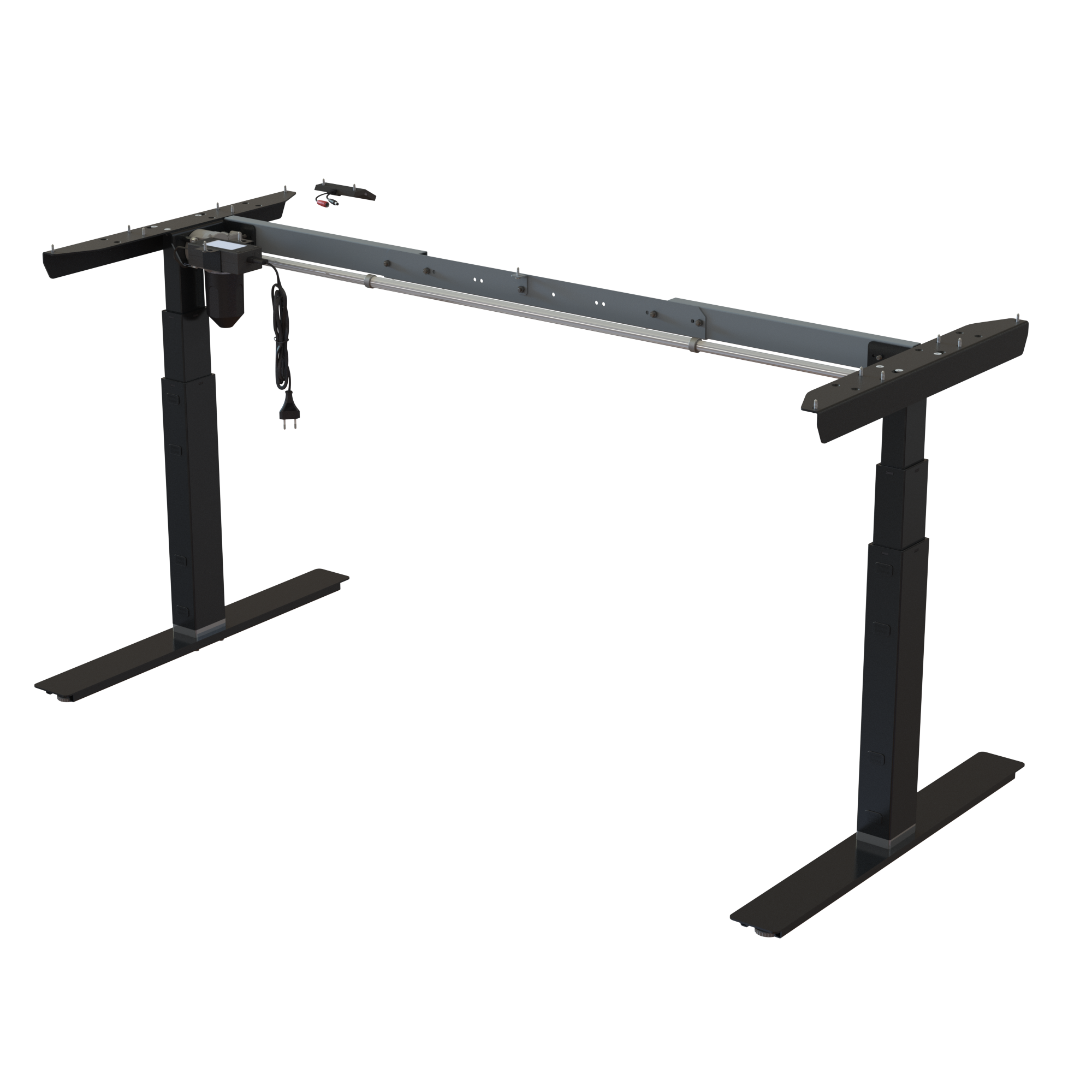 Sit Stand Desk frame | Width 112-152 cm | Black 