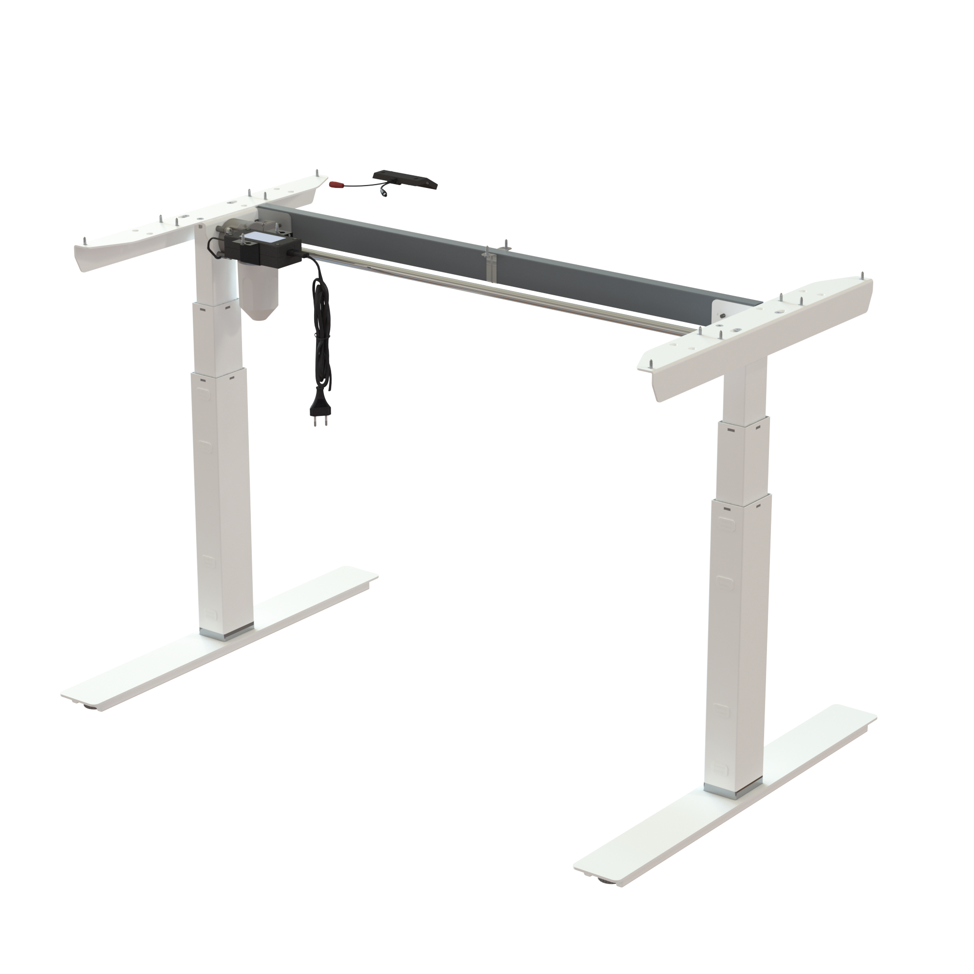Sit Stand Desk frame | Width 112 cm | White