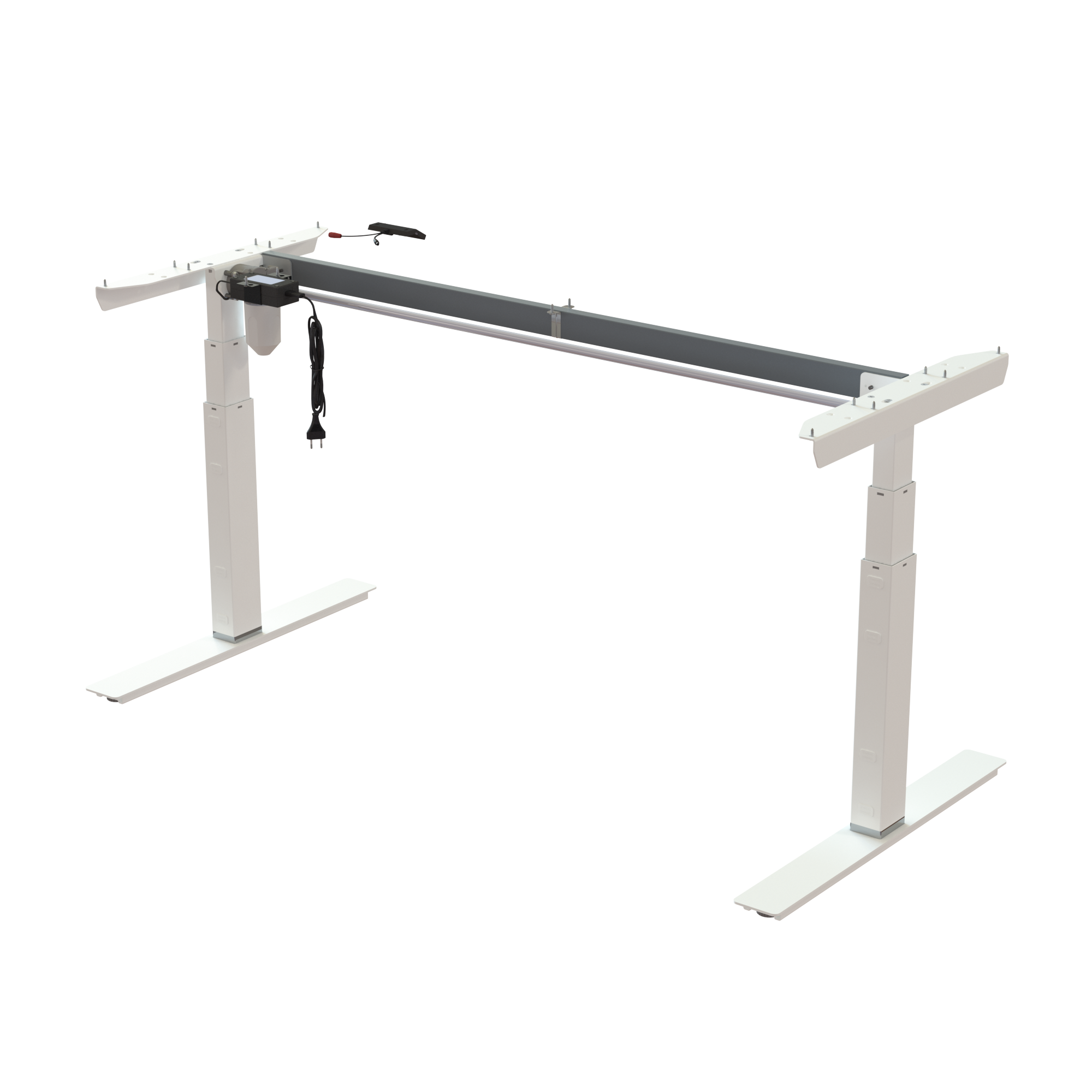 Sit Stand Desk frame | Width 152 cm | White