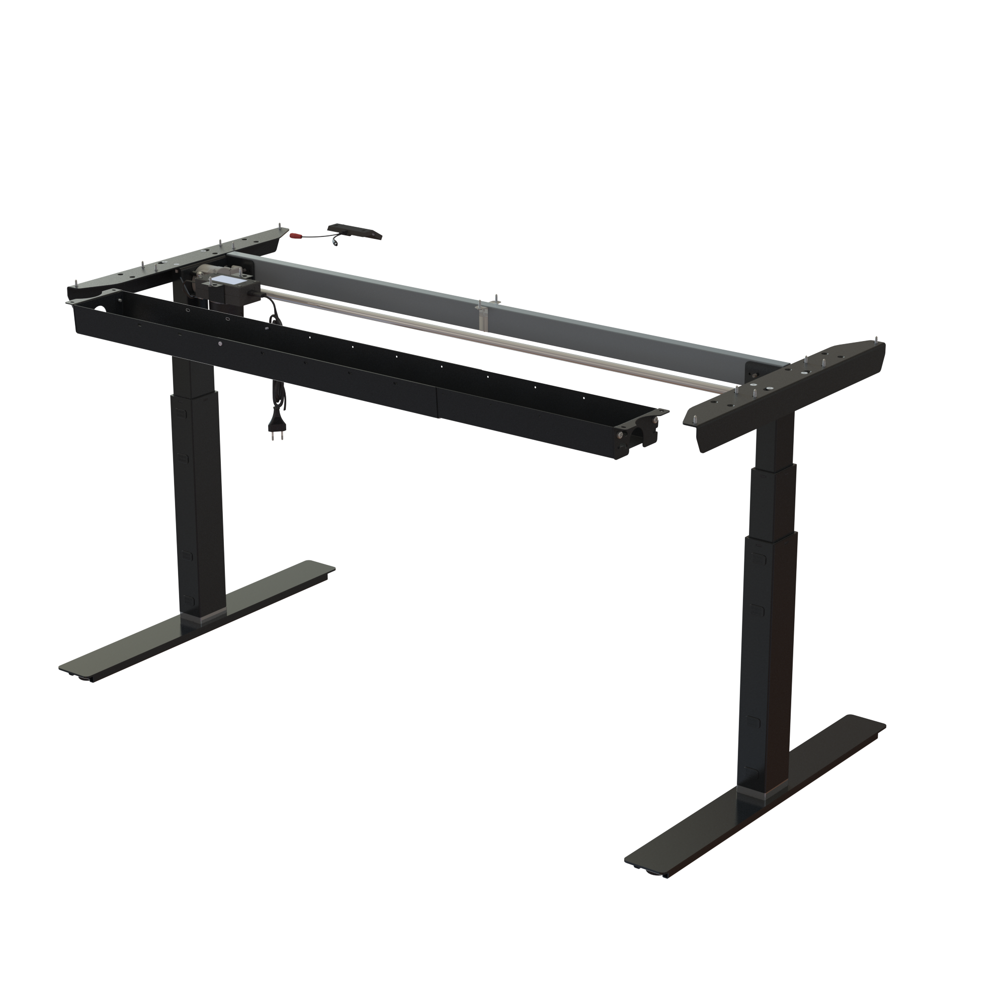 Sit Stand Desk frame | Width 142 cm | Black 