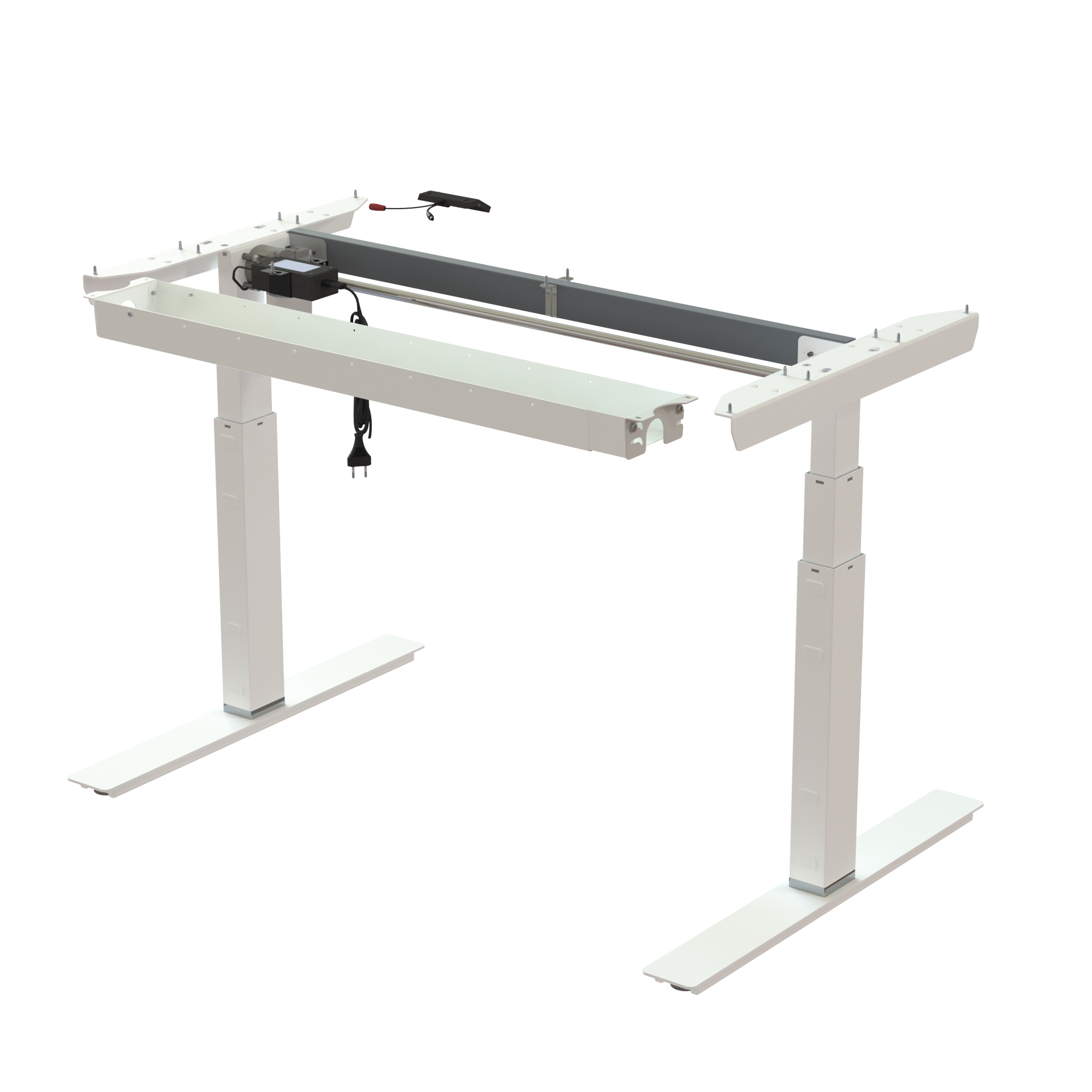 Sit Stand Desk frame | Width 112 cm | White