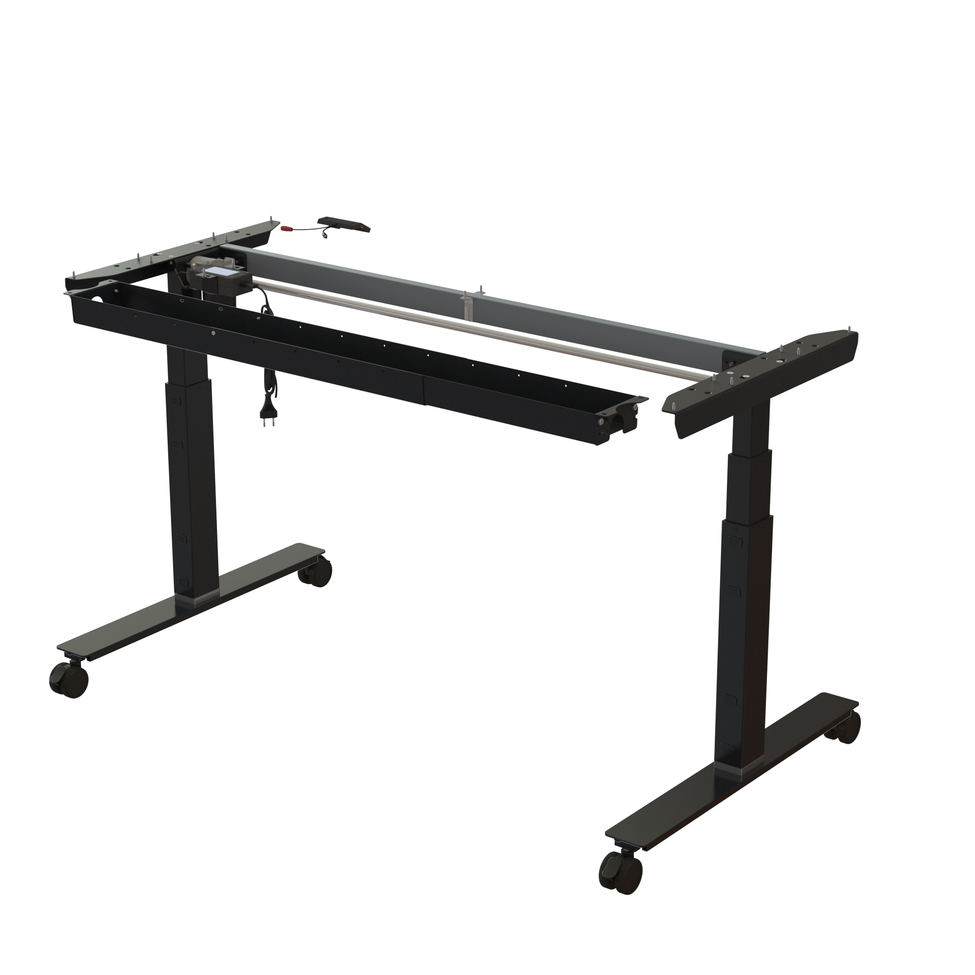 Sit Stand Desk frame | Width 142 cm | Black 