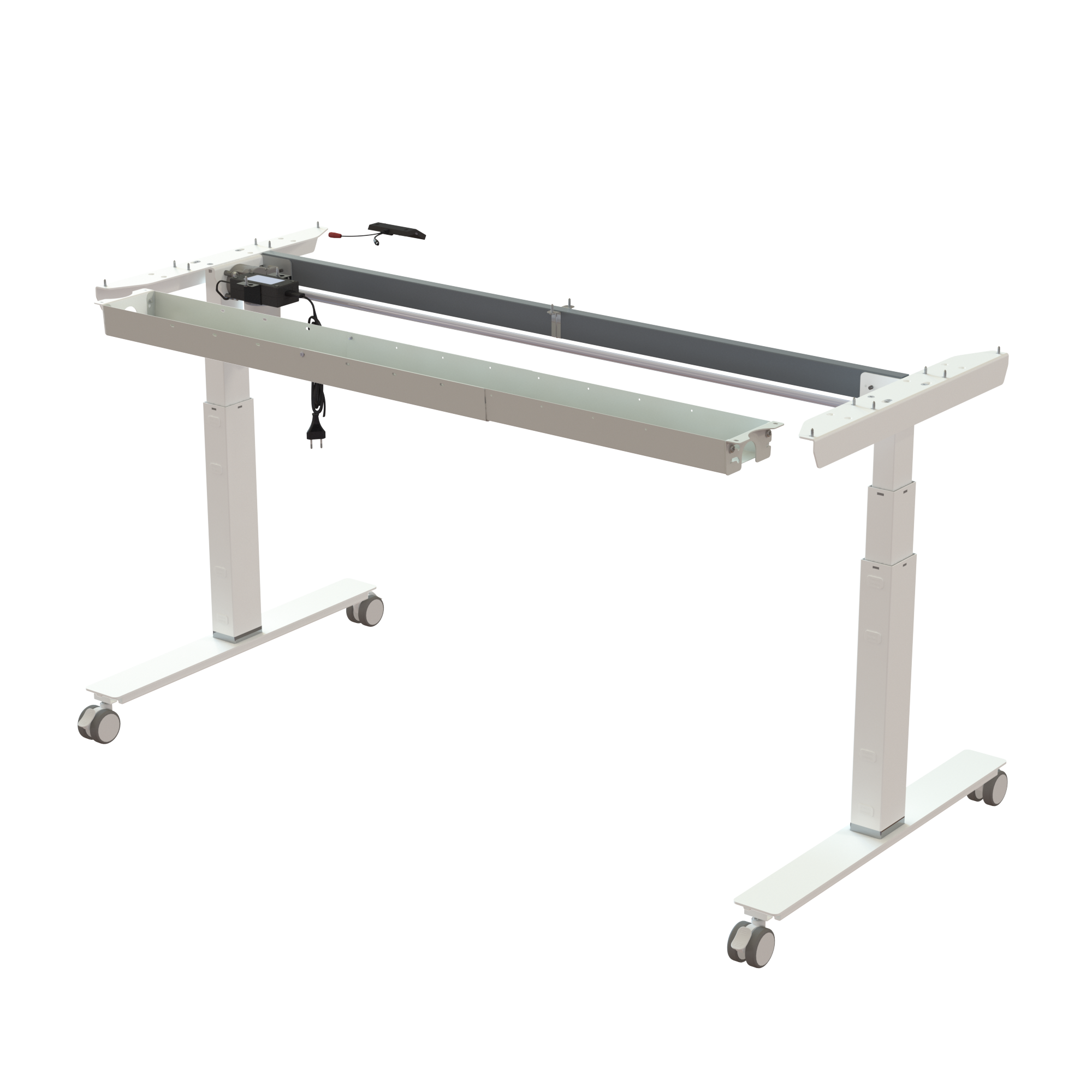 Sit Stand Desk frame | Width 152 cm | White