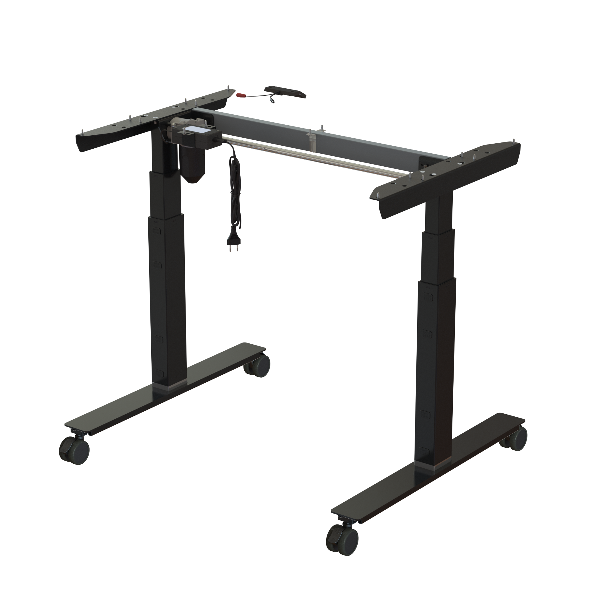 Sit Stand Desk frame | Width 092 cm | Black 