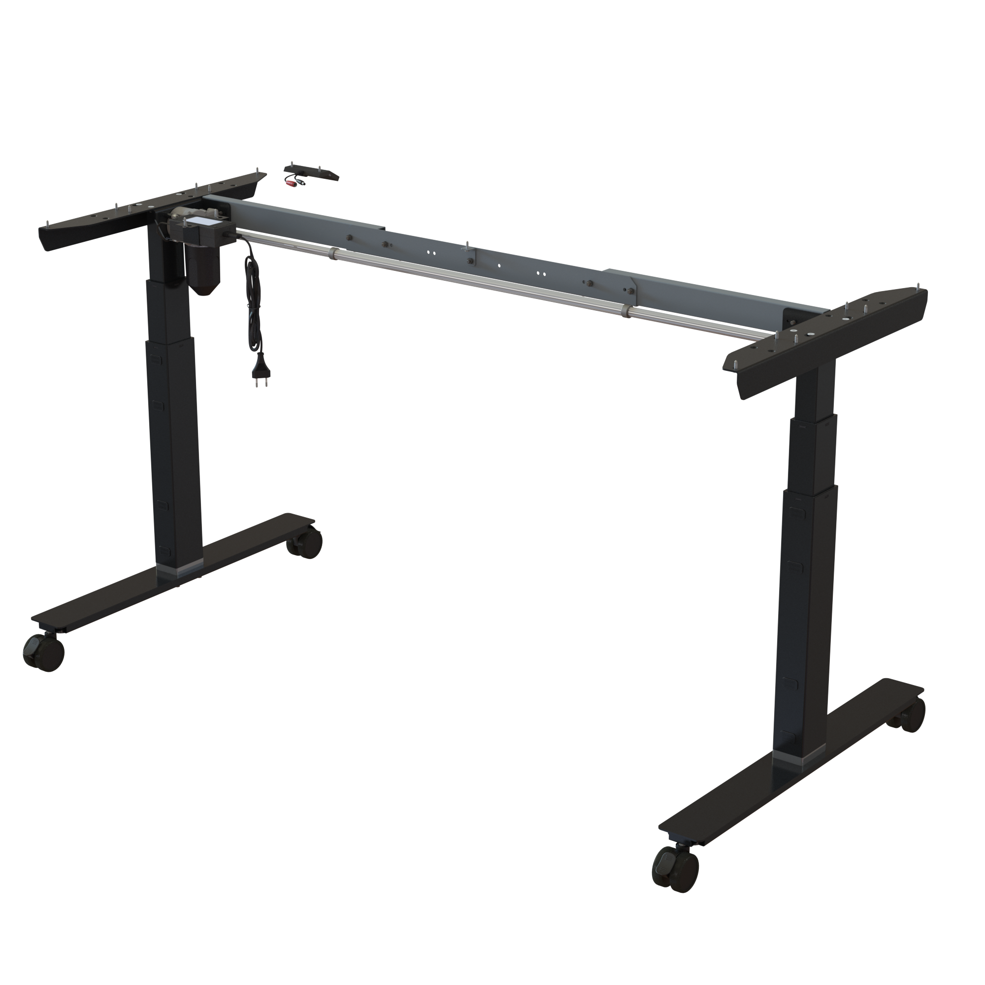 Sit Stand Desk frame | Width 112-152 cm | Black 