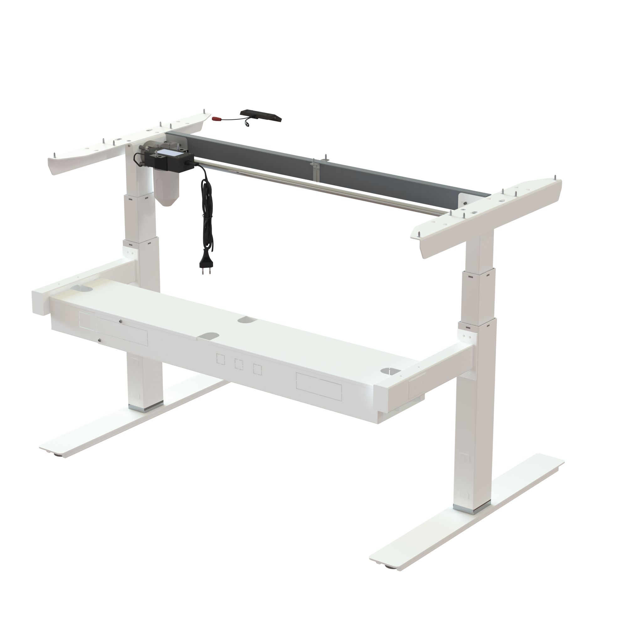 Sit Stand Desk frame | Width 112 cm | White