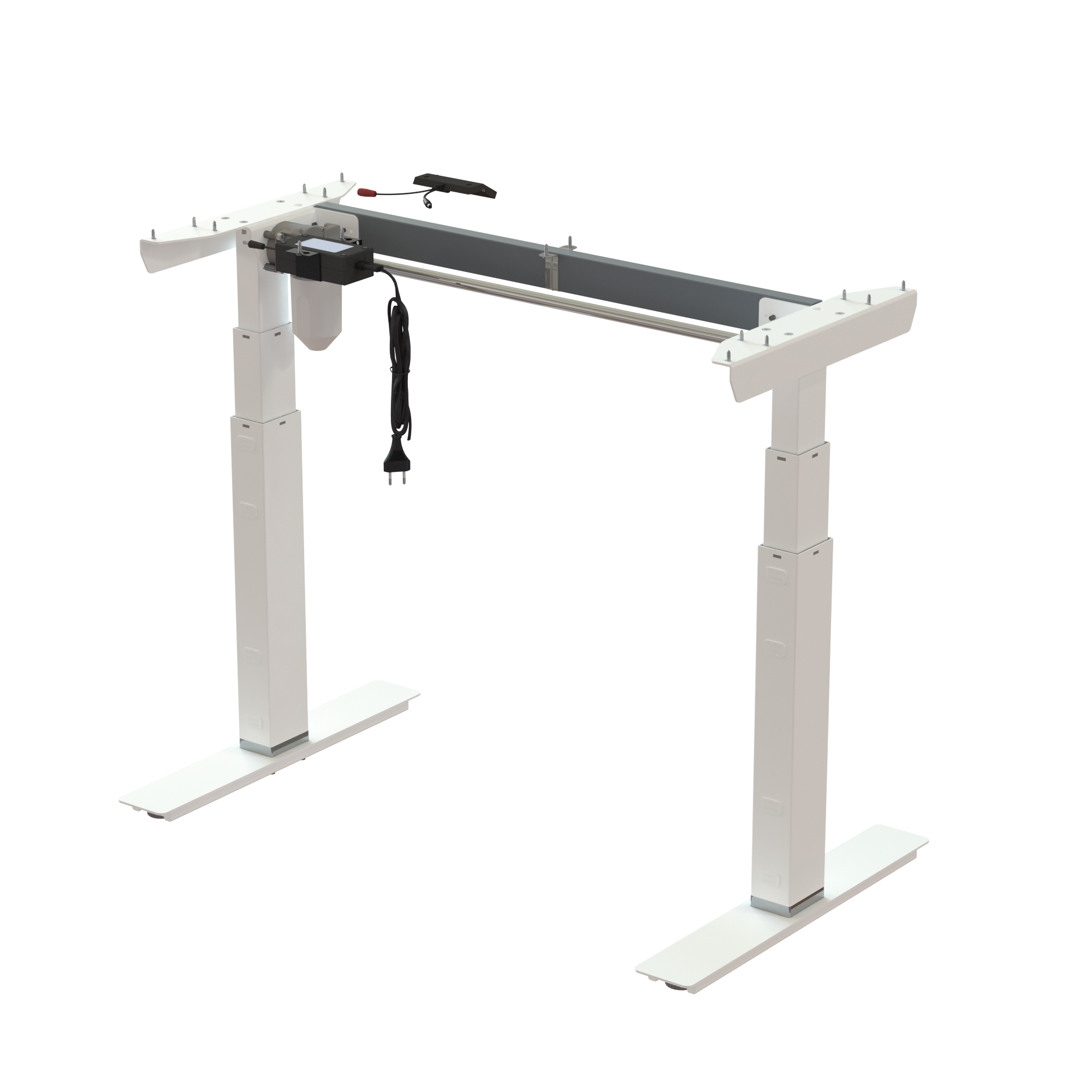 Sit Stand Desk frame | Width 092 cm | White