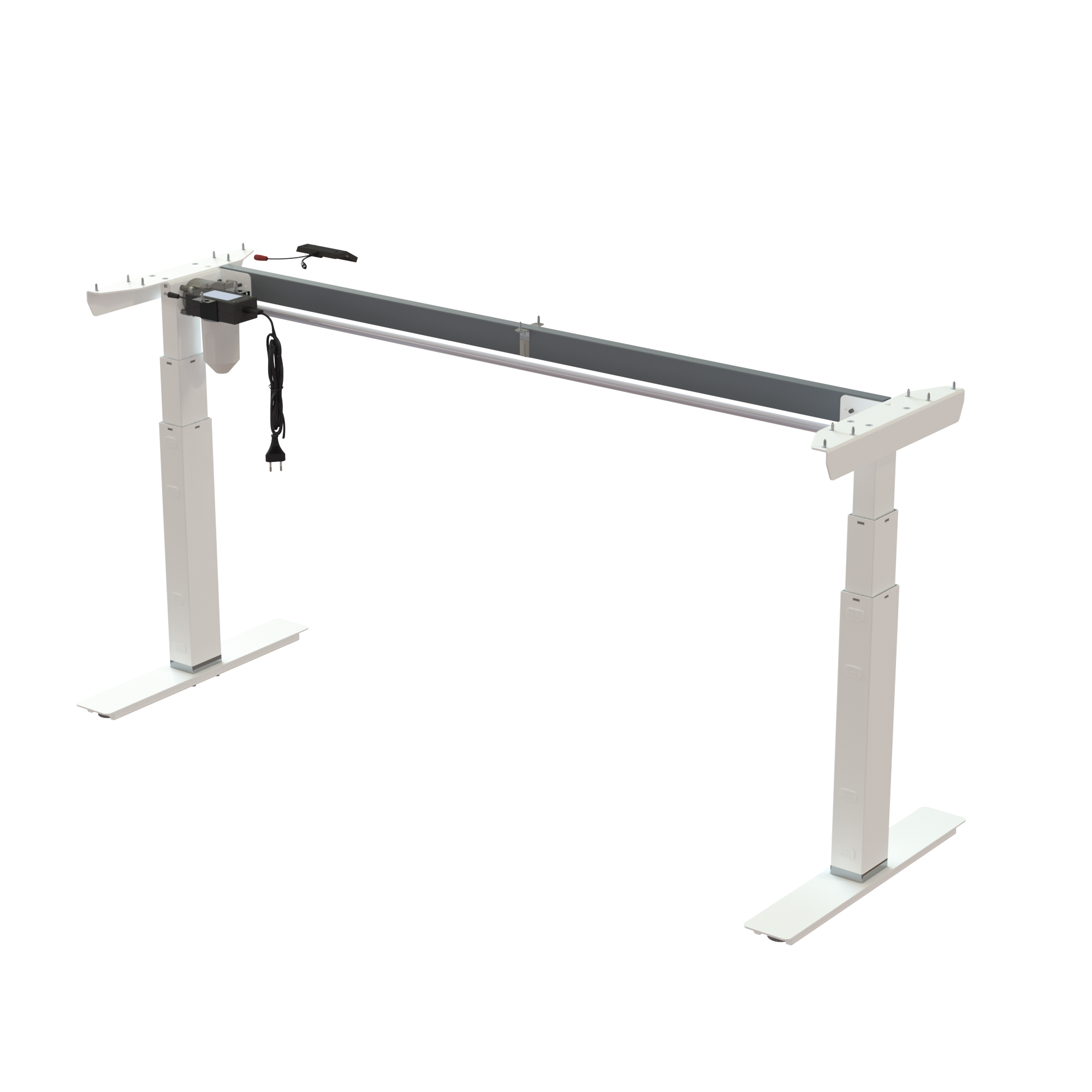 Sit Stand Desk frame | Width 152 cm | White