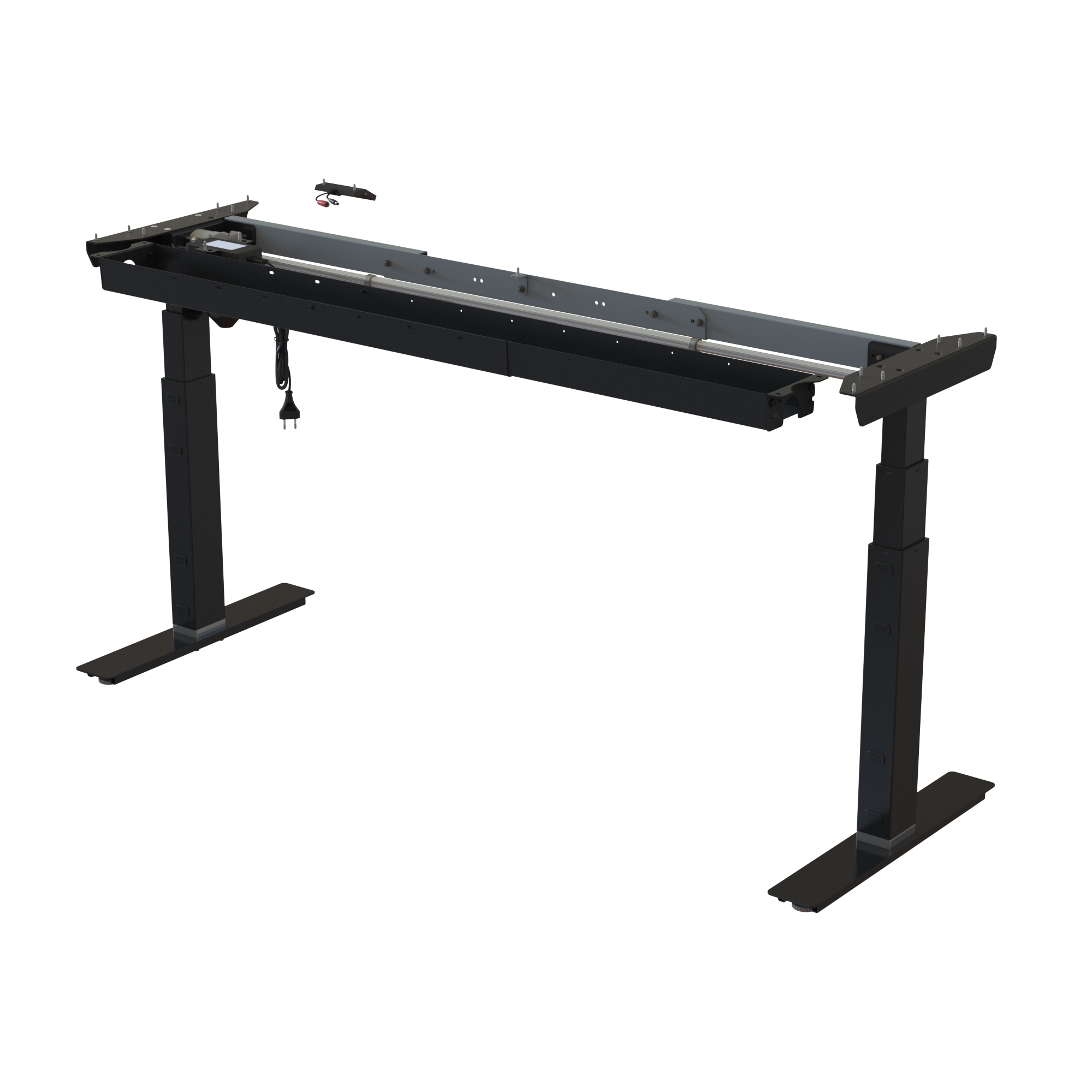 Sit Stand Desk frame | Width 112-152 cm | Black 