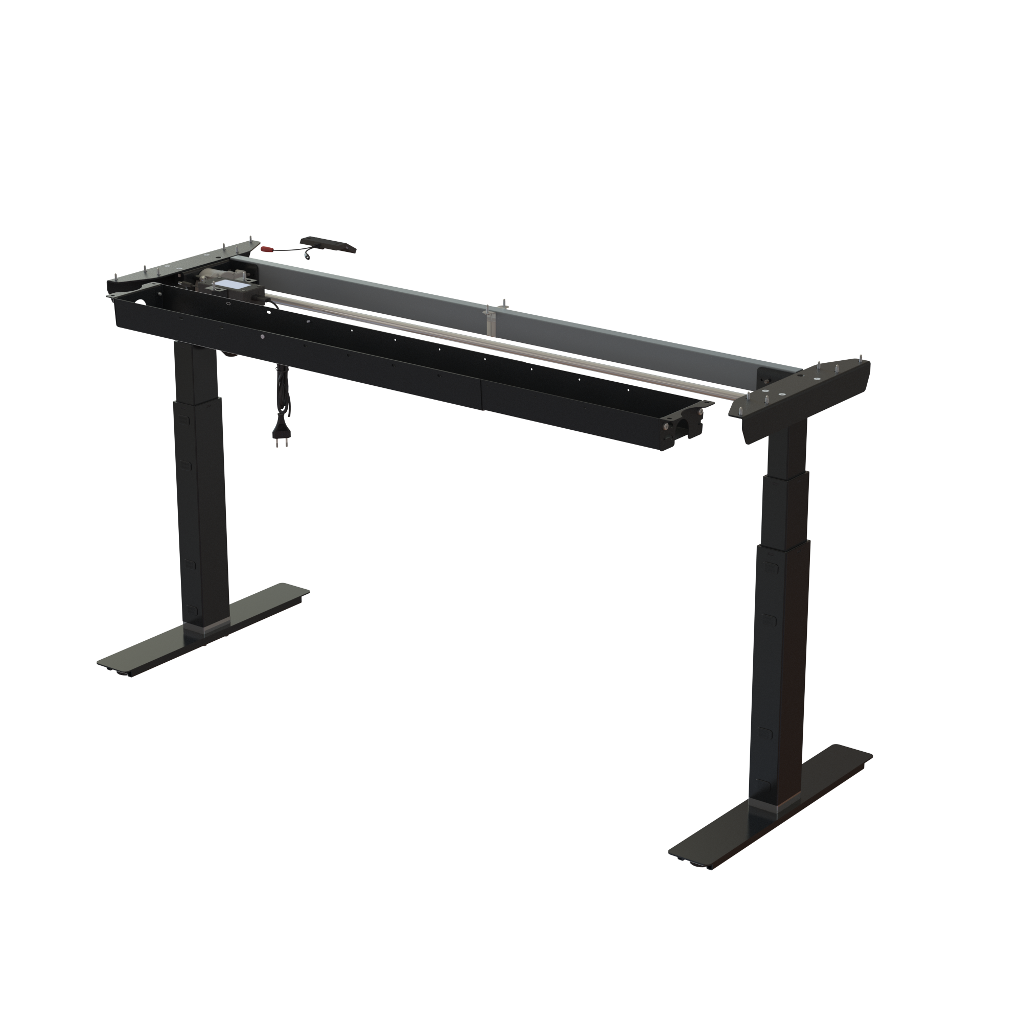 Sit Stand Desk frame | Width 142 cm | Black 
