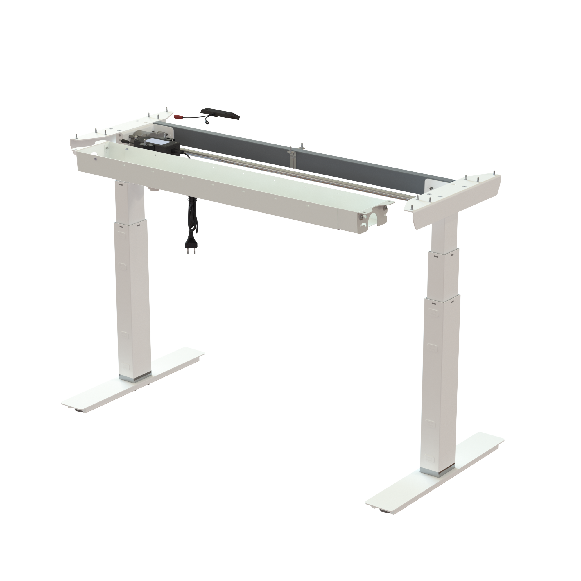 Sit Stand Desk frame | Width 112 cm | White