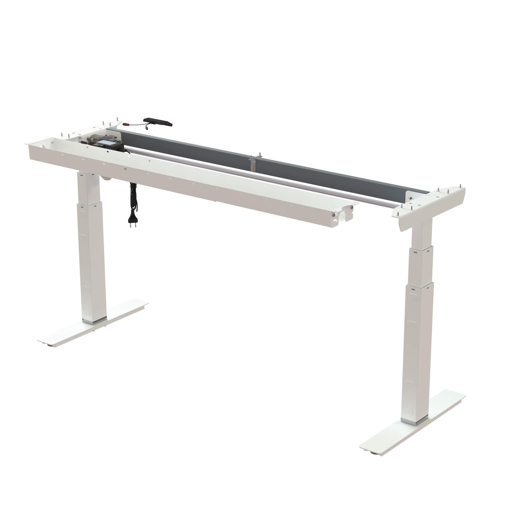 Sit Stand Desk frame | Width 152 cm | White