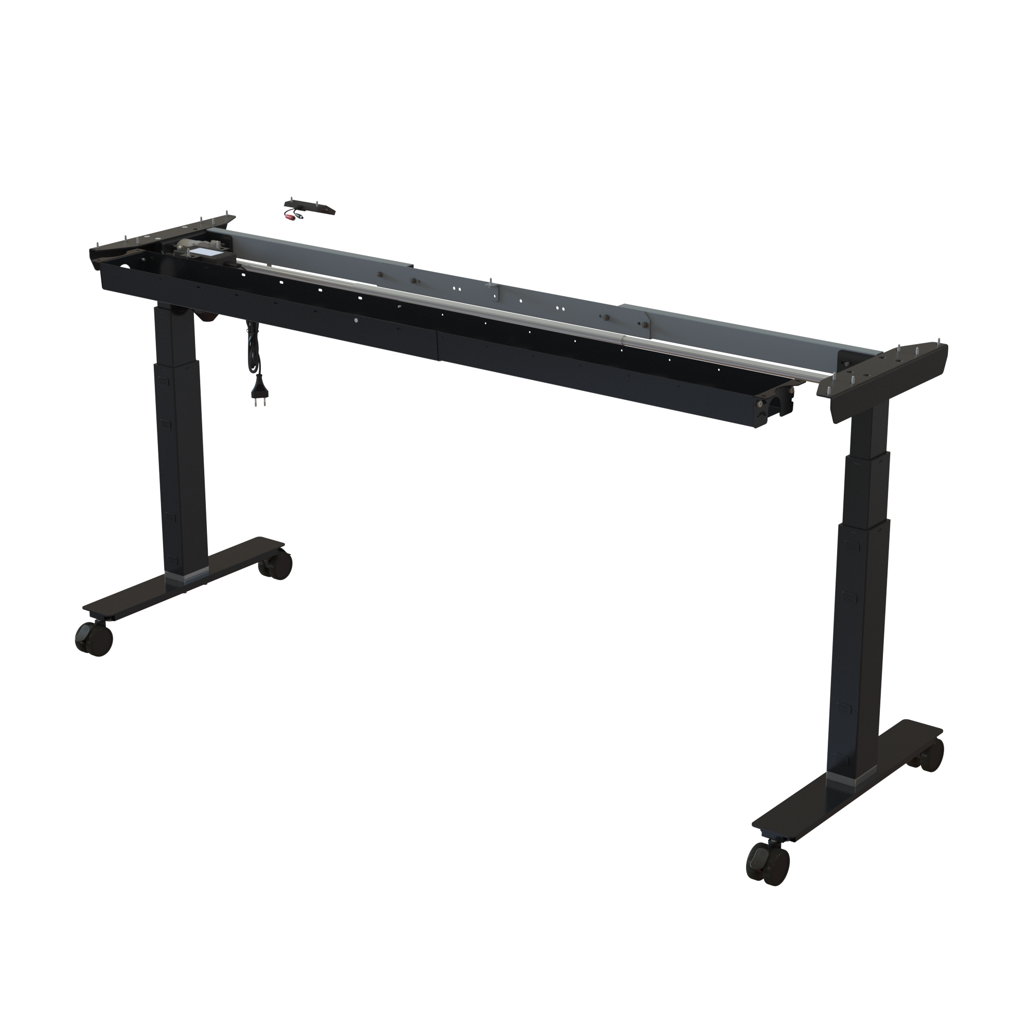 Sit Stand Desk frame | Width 132-172 cm | Black 