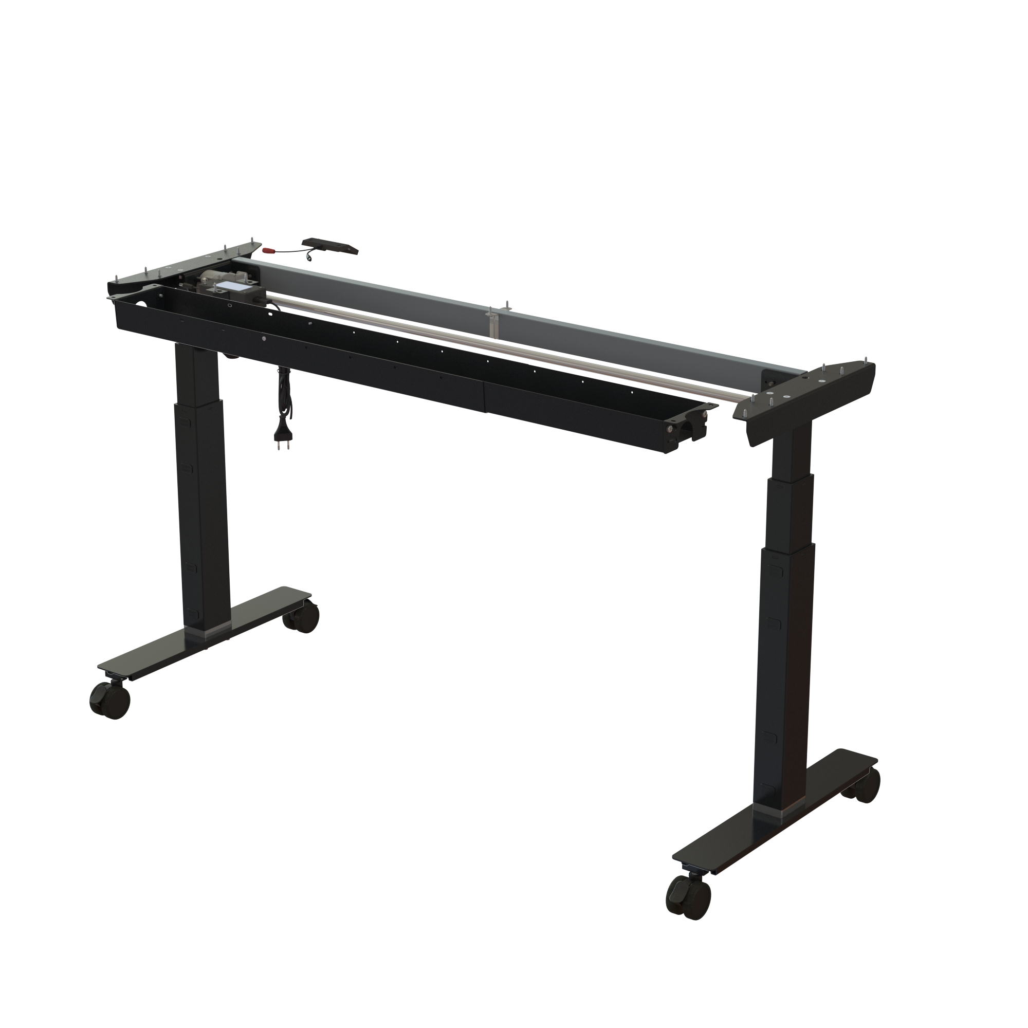 Sit Stand Desk frame | Width 142 cm | Black 