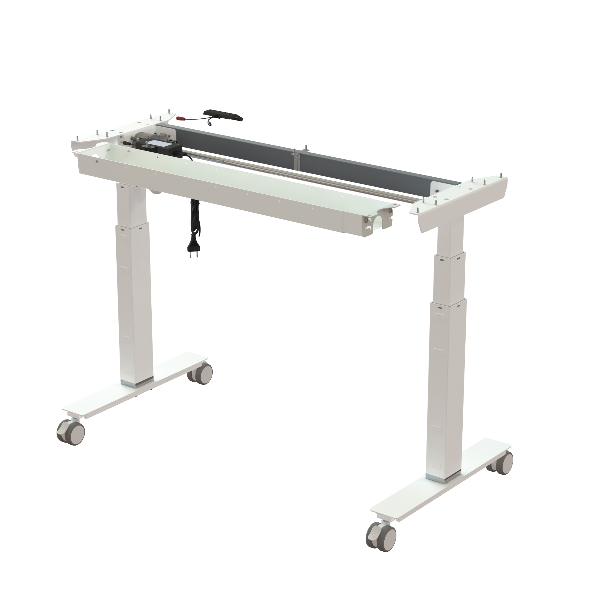 Sit Stand Desk frame | Width 112 cm | White