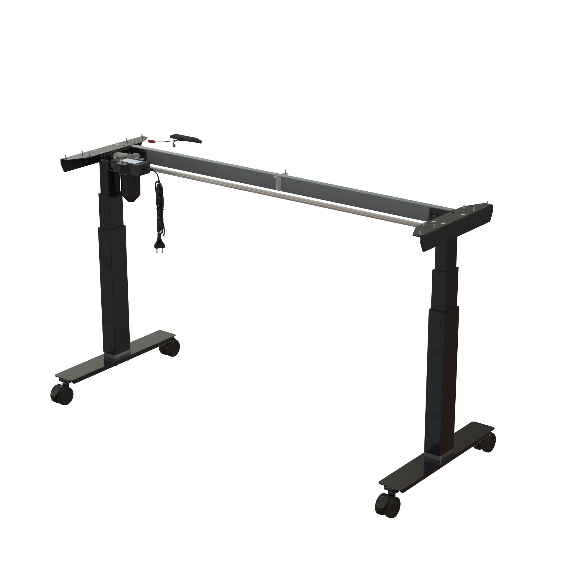 Sit Stand Desk frame | Width 142 cm | Black 