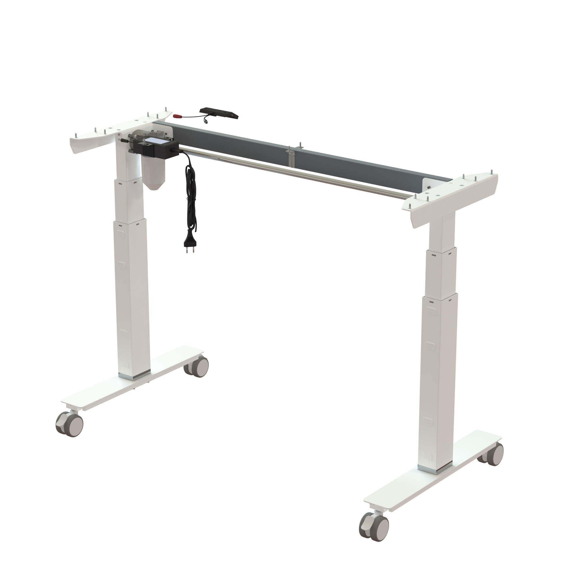 Sit Stand Desk frame | Width 112 cm | White