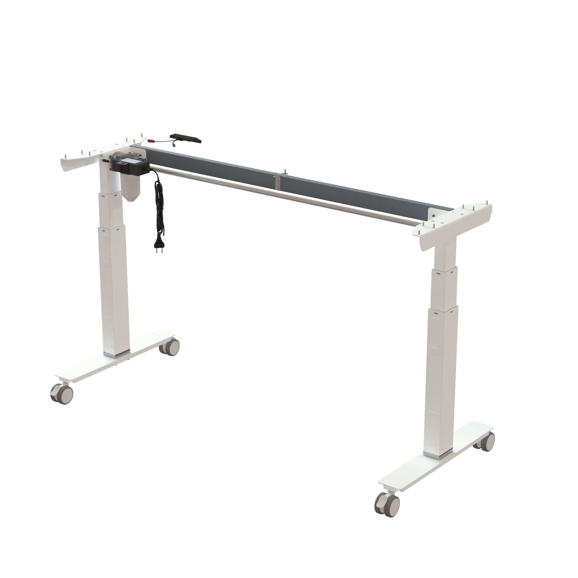 Sit Stand Desk frame | Width 142 cm | White