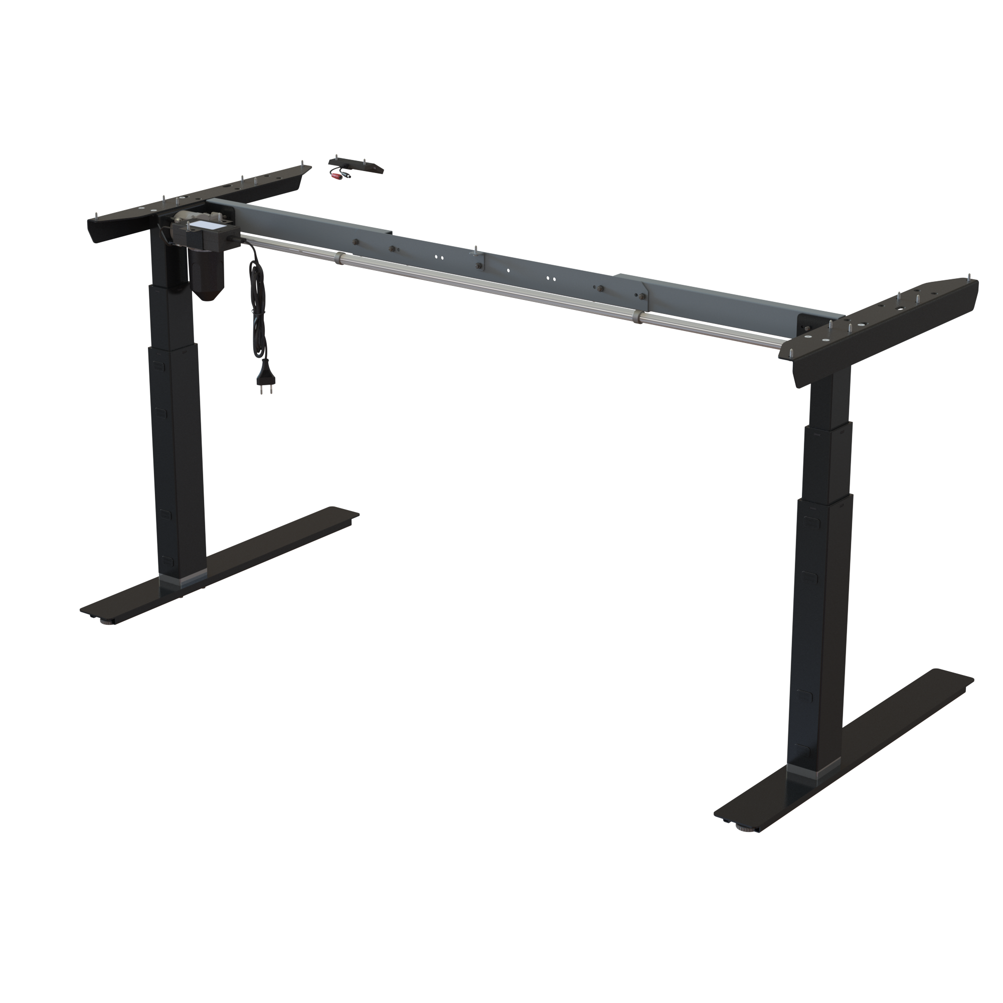 Sit Stand Desk frame | Width 112-152 cm | Black 