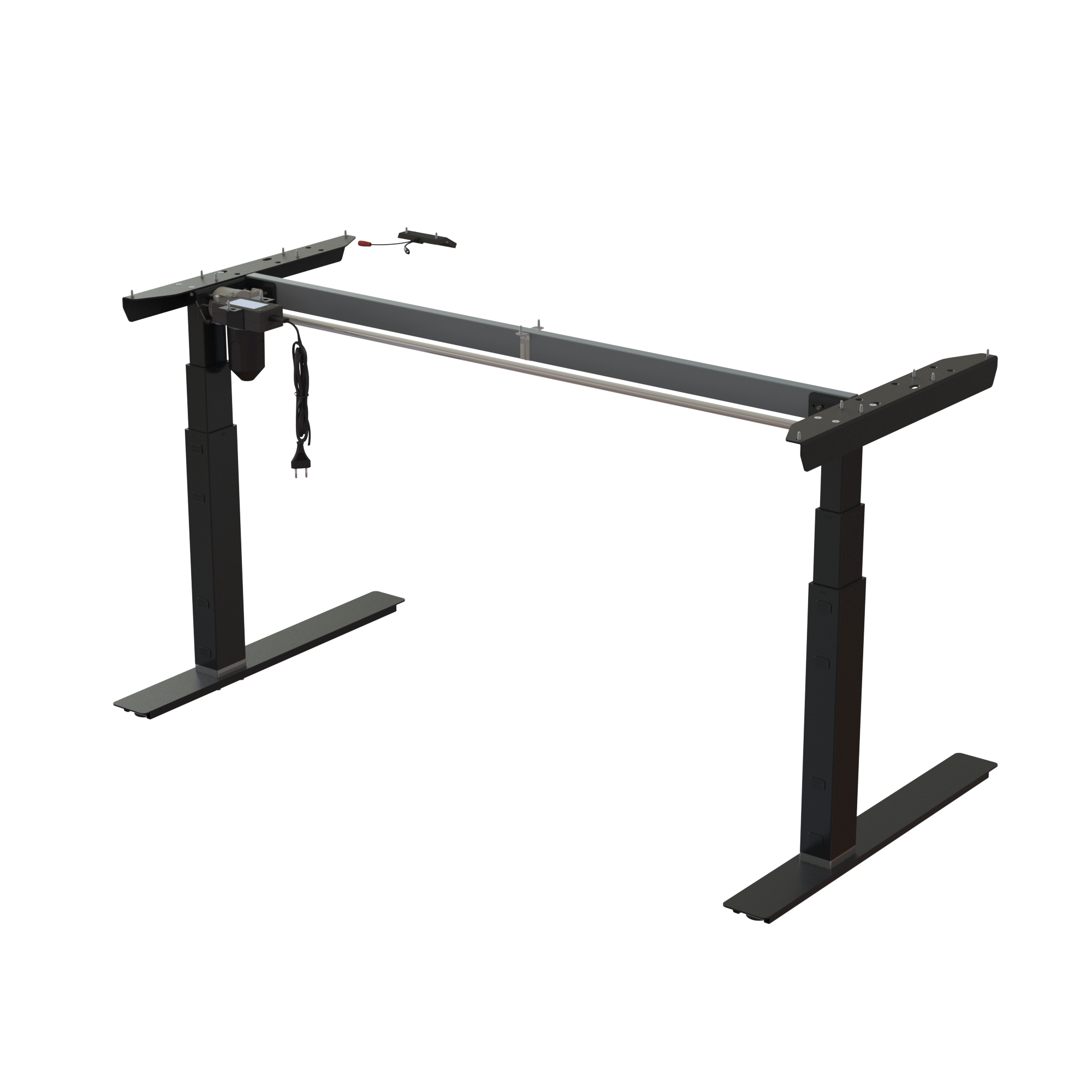 Sit Stand Desk frame | Width 142 cm | Black 