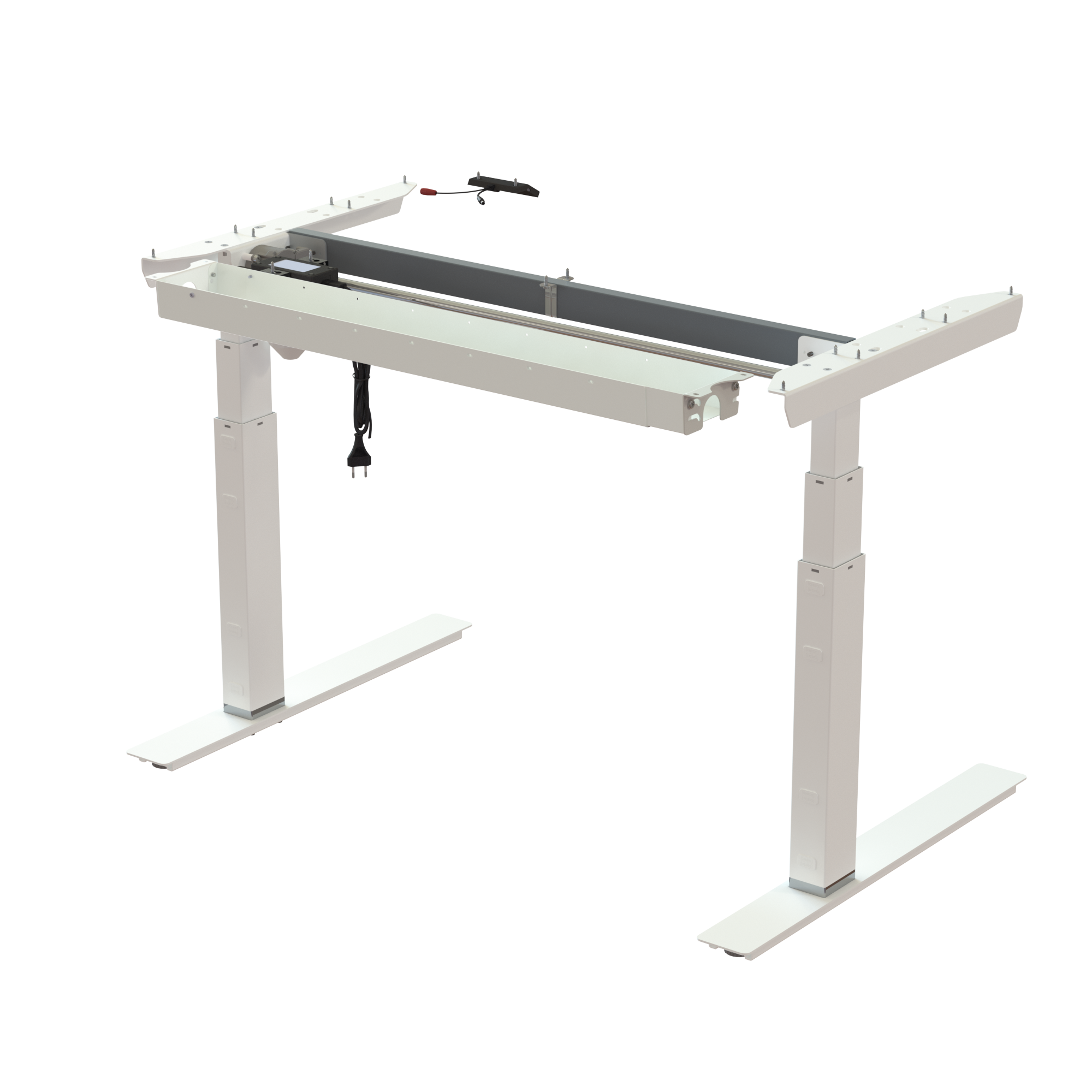 Sit Stand Desk frame | Width 112 cm | White
