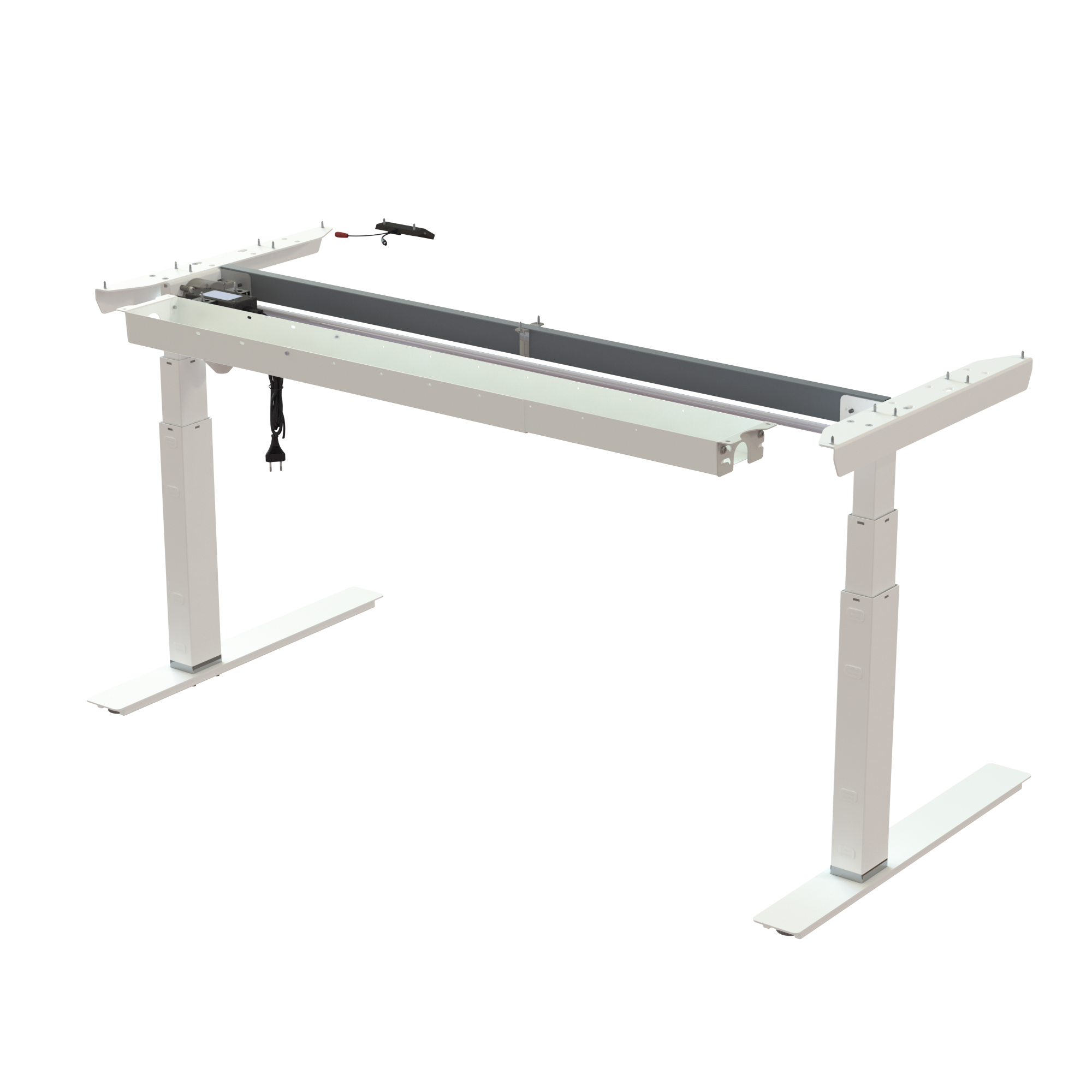 Sit Stand Desk frame | Width 152 cm | White