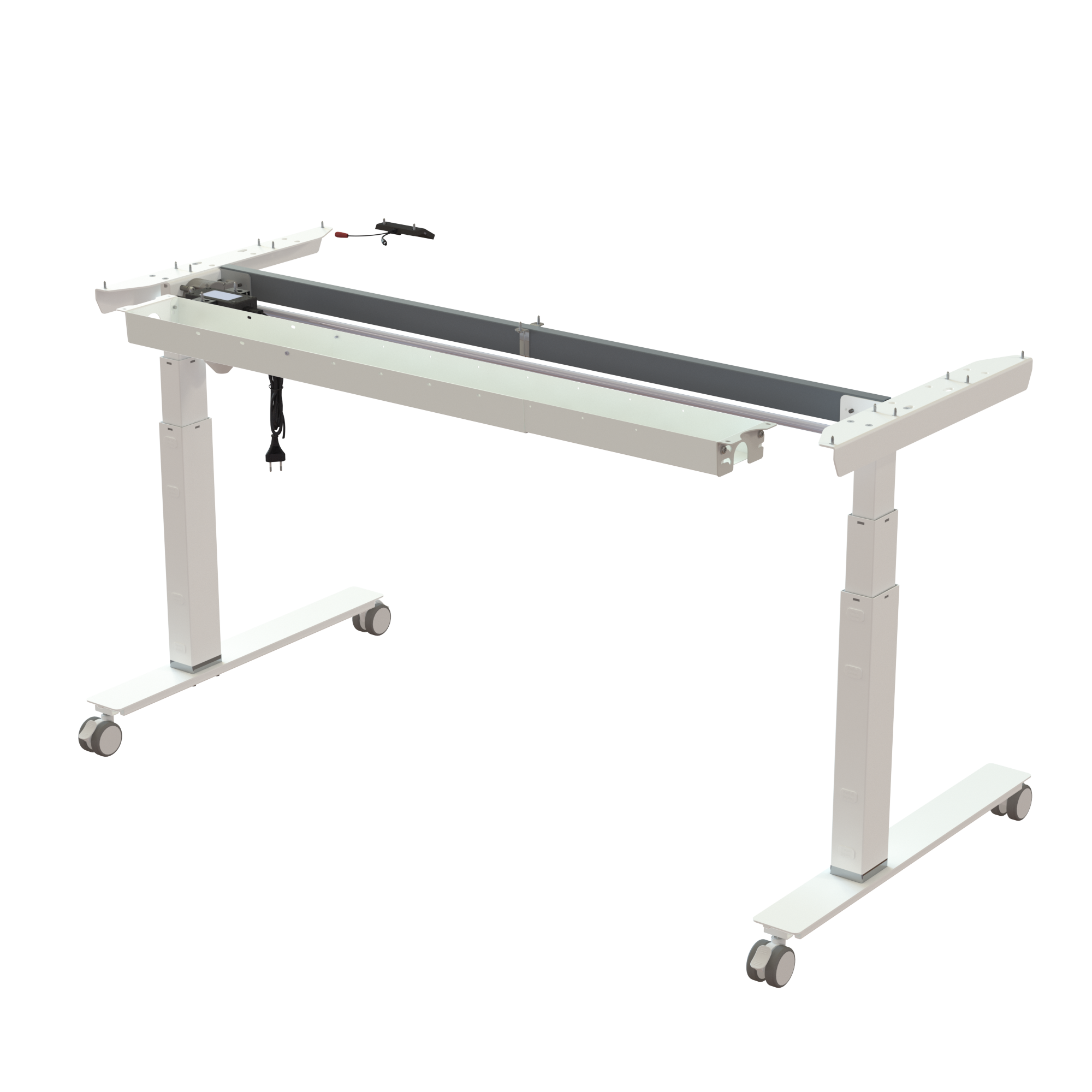 Sit Stand Desk frame | Width 152 cm | White