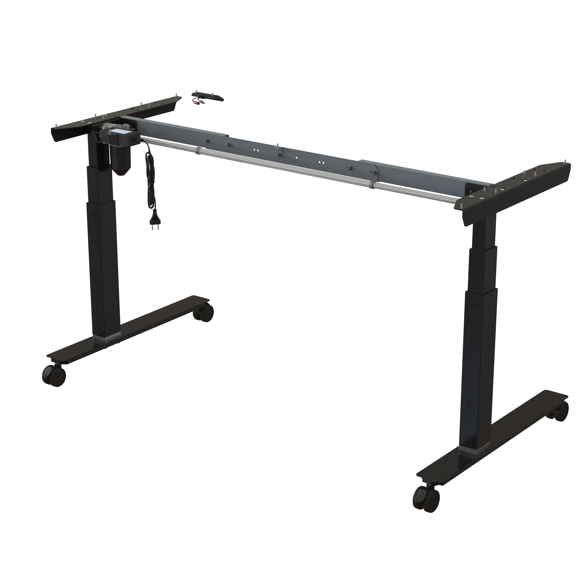 Sit Stand Desk frame | Width 112-152 cm | Black 