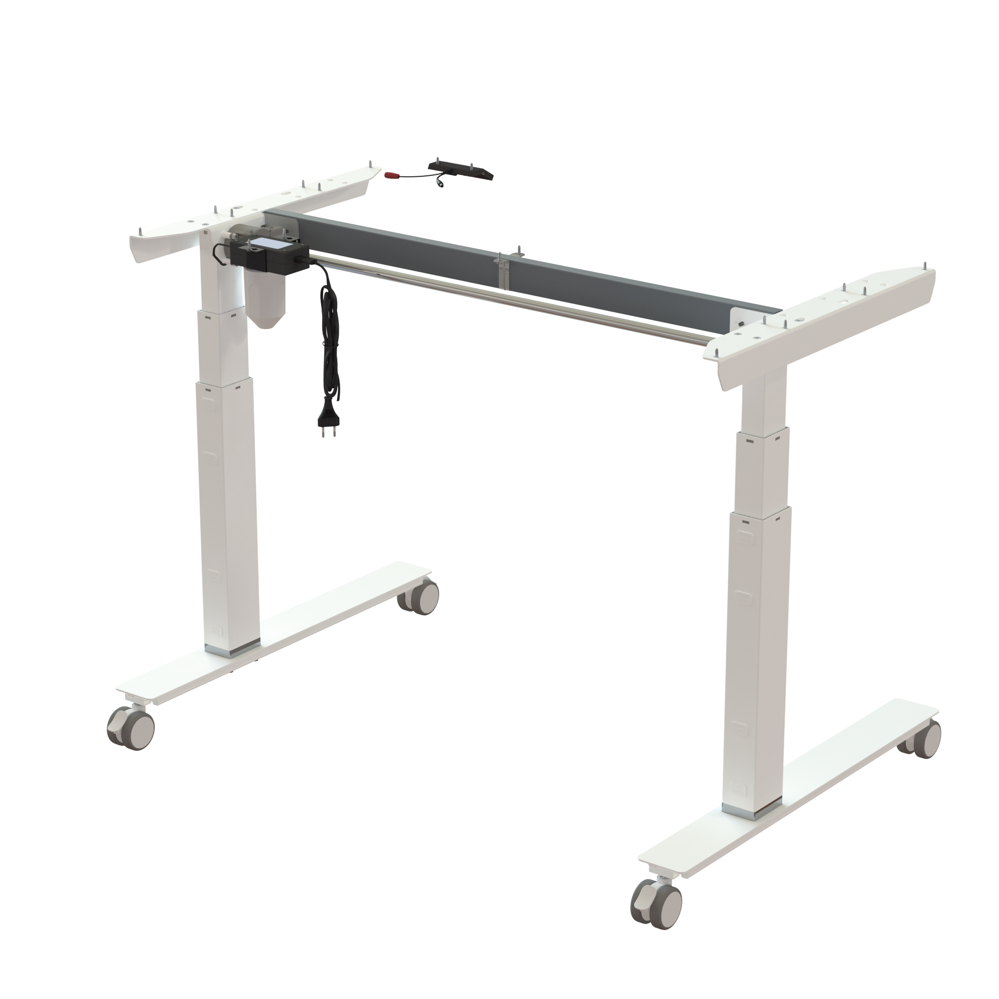 Sit Stand Desk frame | Width 112 cm | White