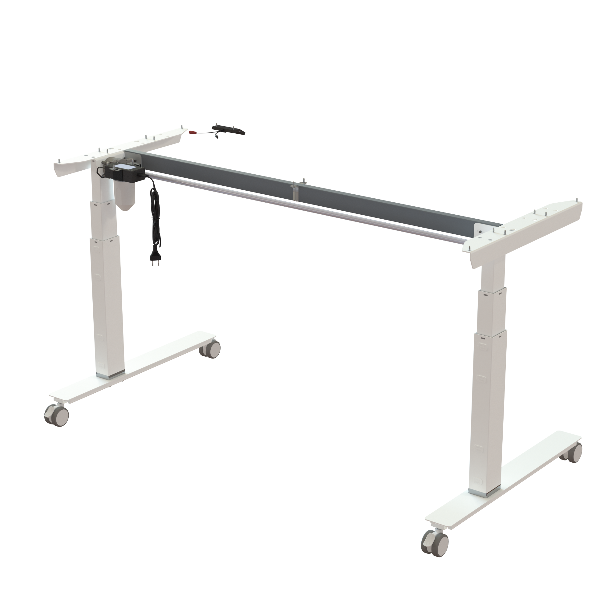 Sit Stand Desk frame | Width 152 cm | White