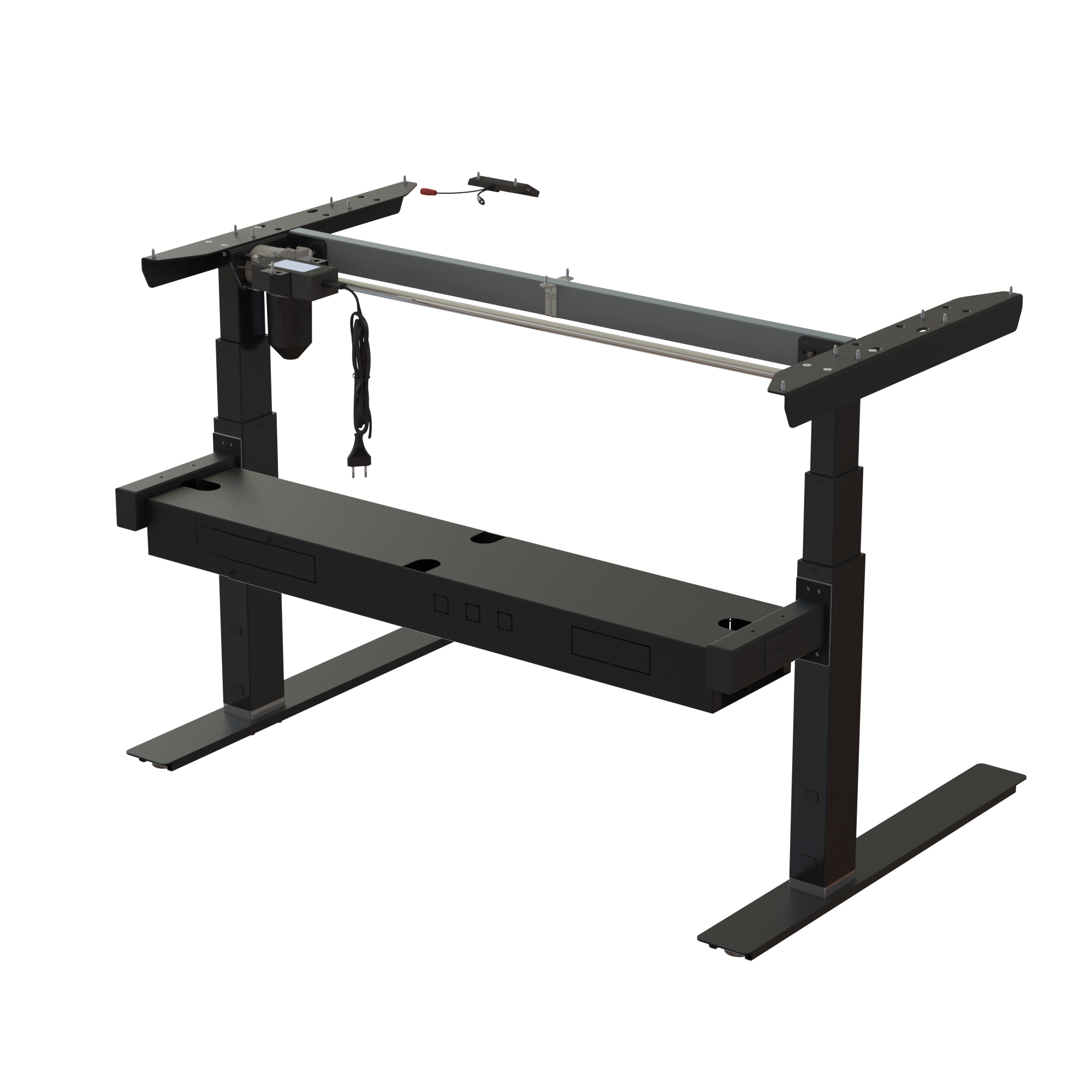 Sit Stand Desk frame | Width 112 cm | Black 