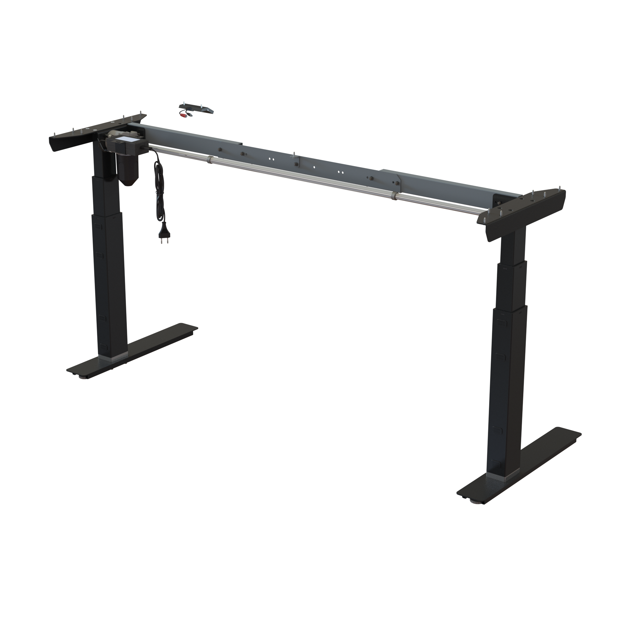Sit Stand Desk frame | Width 112-152 cm | Black 