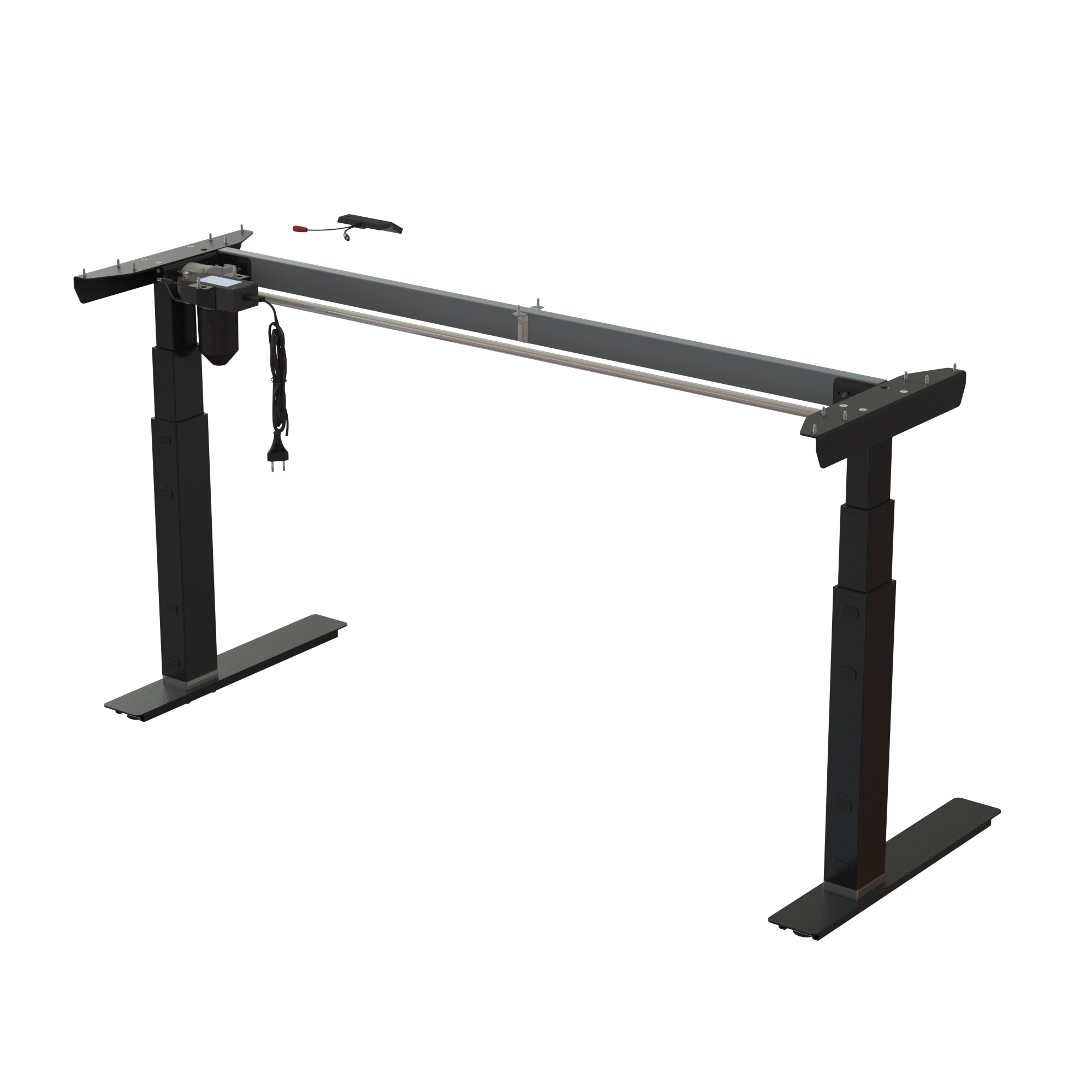 Sit Stand Desk frame | Width 142 cm | Black 