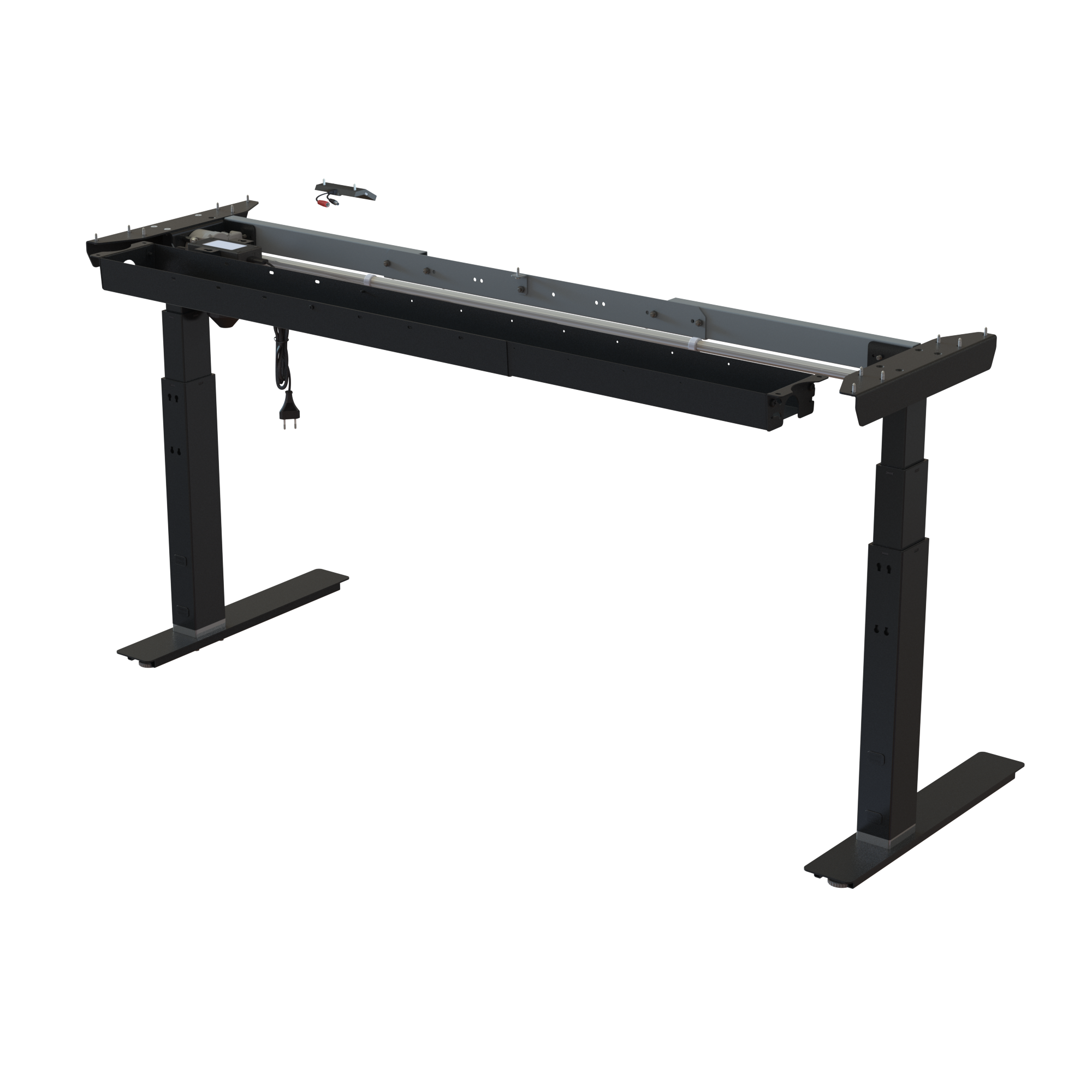 Sit Stand Desk frame | Width 112-152 cm | Black 