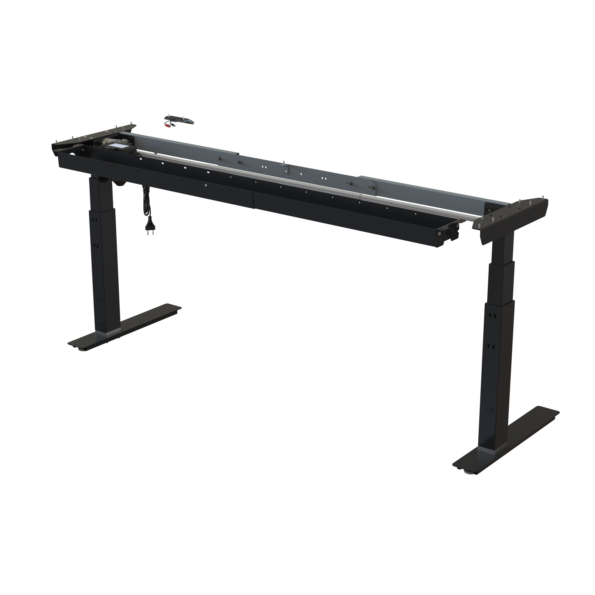 Sit Stand Desk frame | Width 132-172 cm | Black 