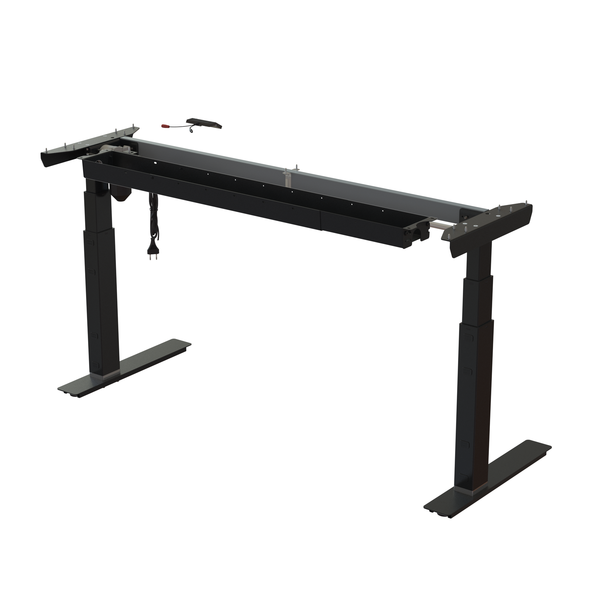 Sit Stand Desk frame | Width 142 cm | Black 