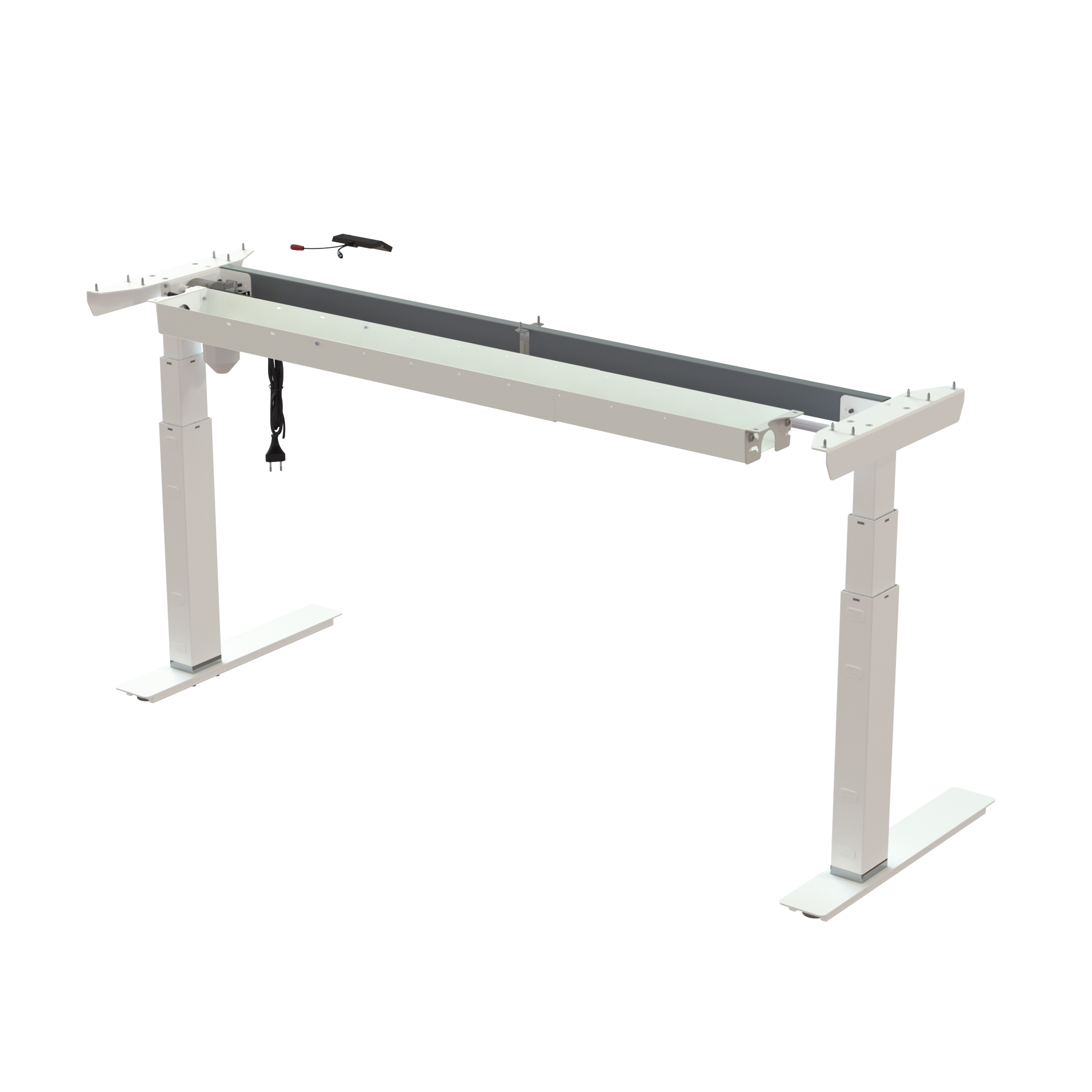 Sit Stand Desk frame | Width 152 cm | White