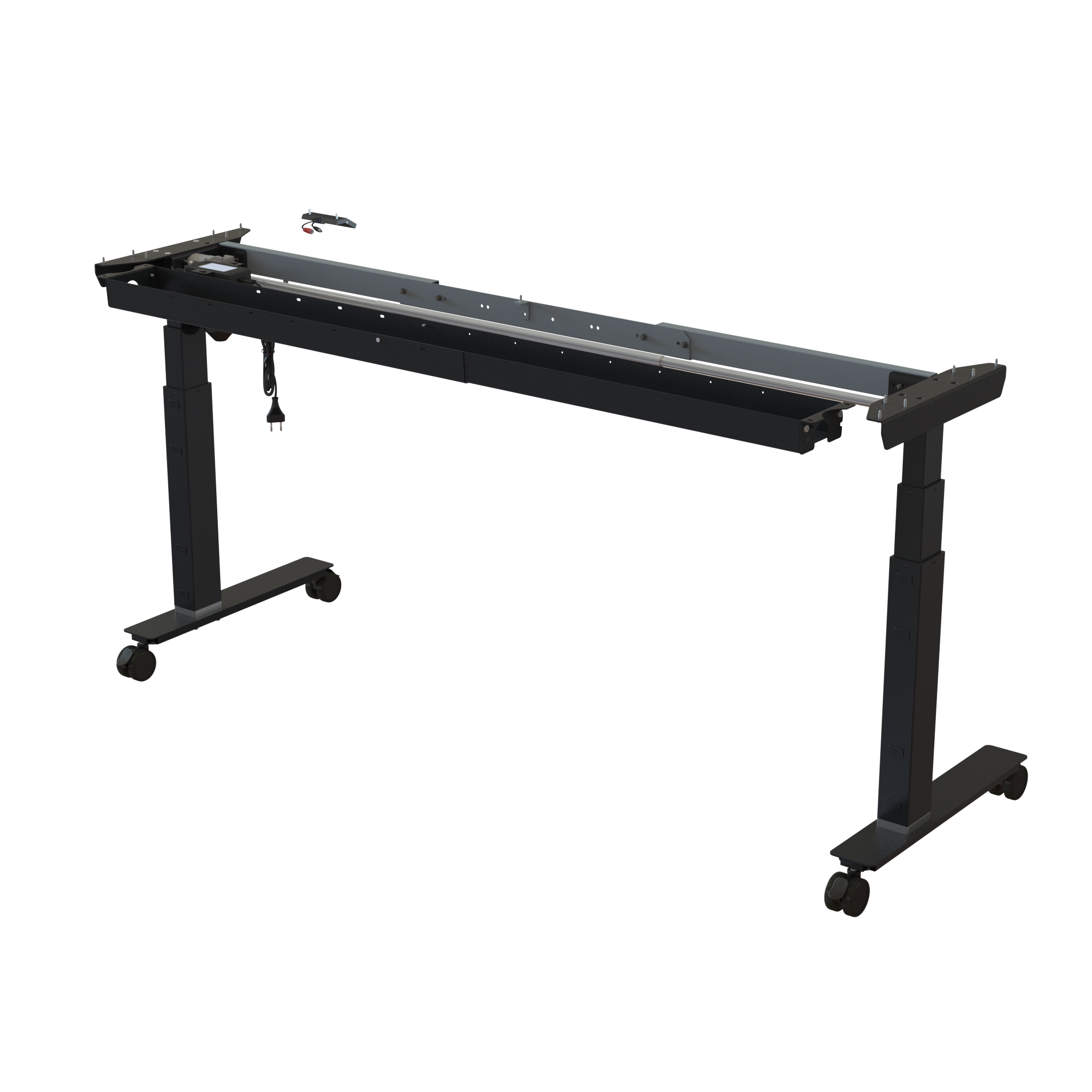 Sit Stand Desk frame | Width 132-172 cm | Black 