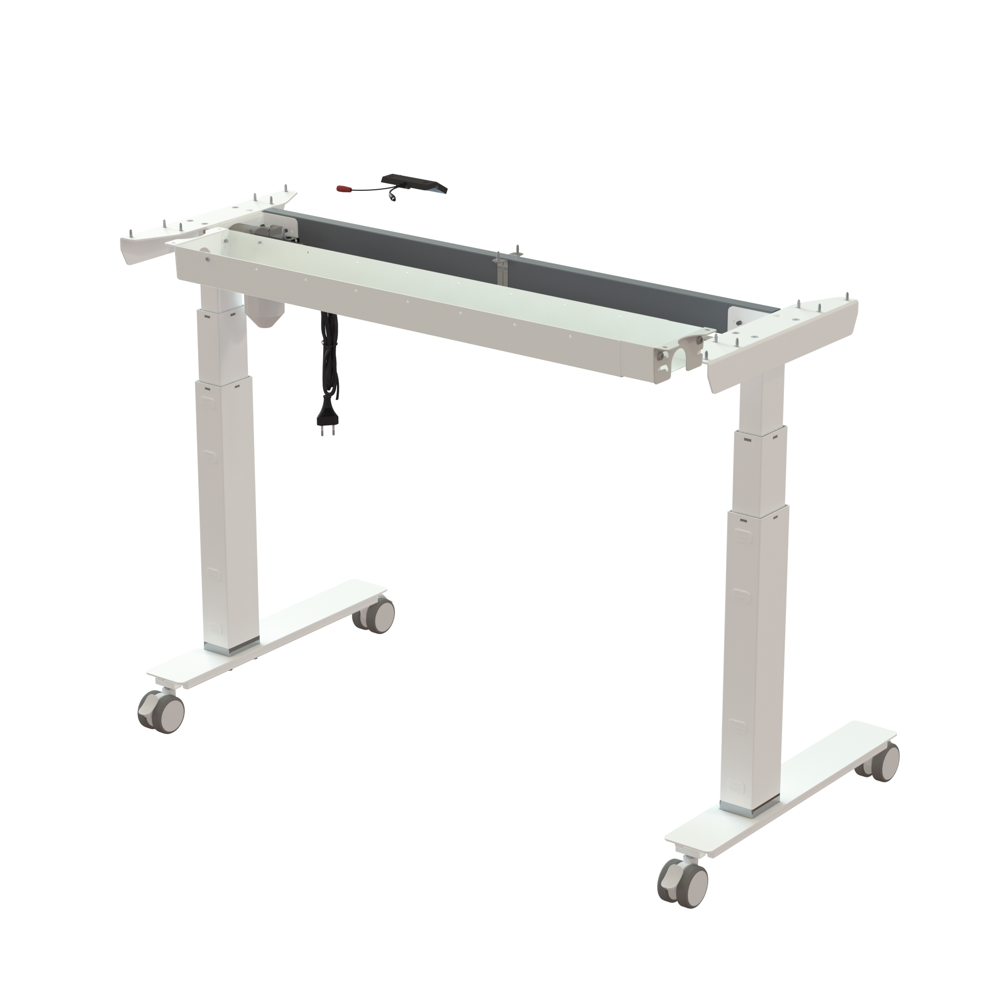 Sit Stand Desk frame | Width 112 cm | White