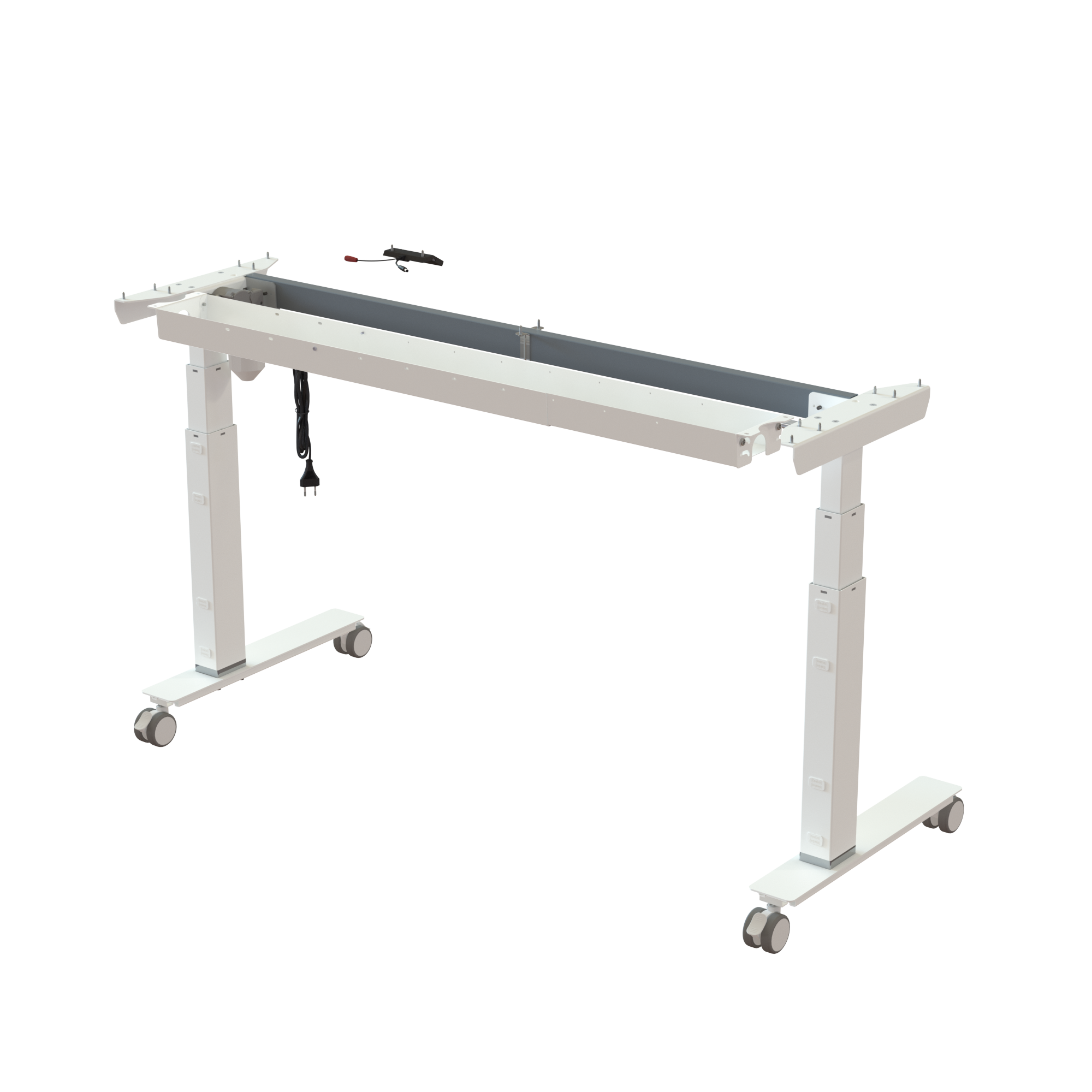 Sit Stand Desk frame | Width 142 cm | White