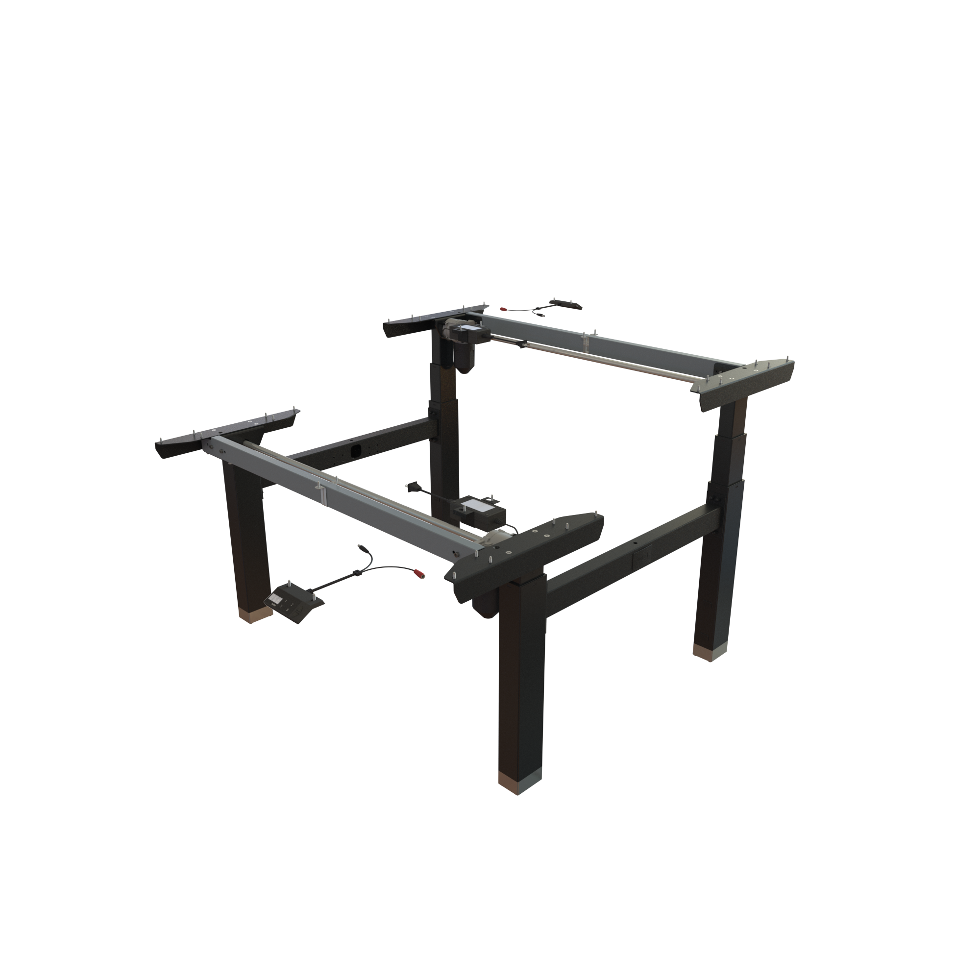Sit Stand Desk frame | Width 112 cm | Black 