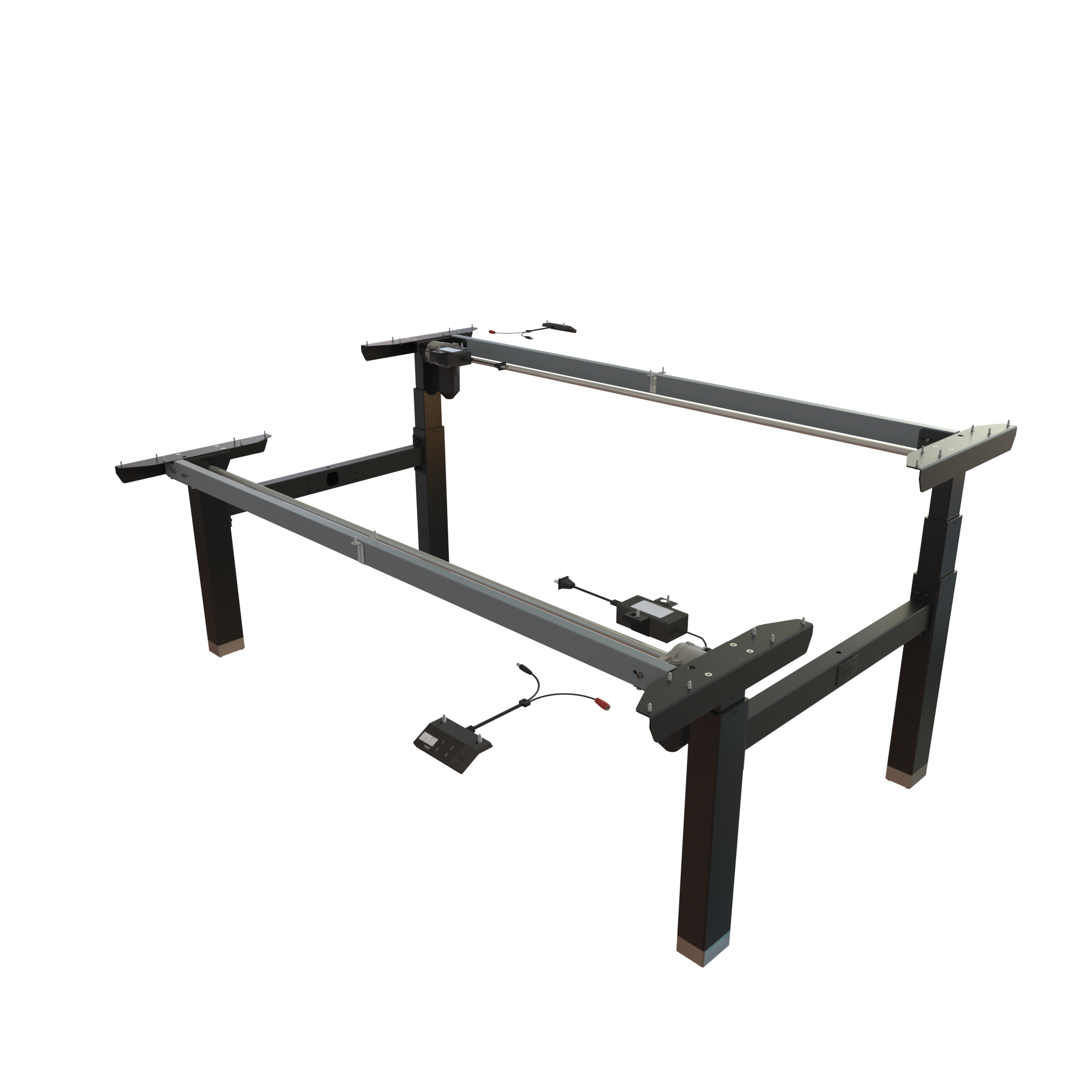 Sit Stand Desk frame | Width 172 cm | Black 